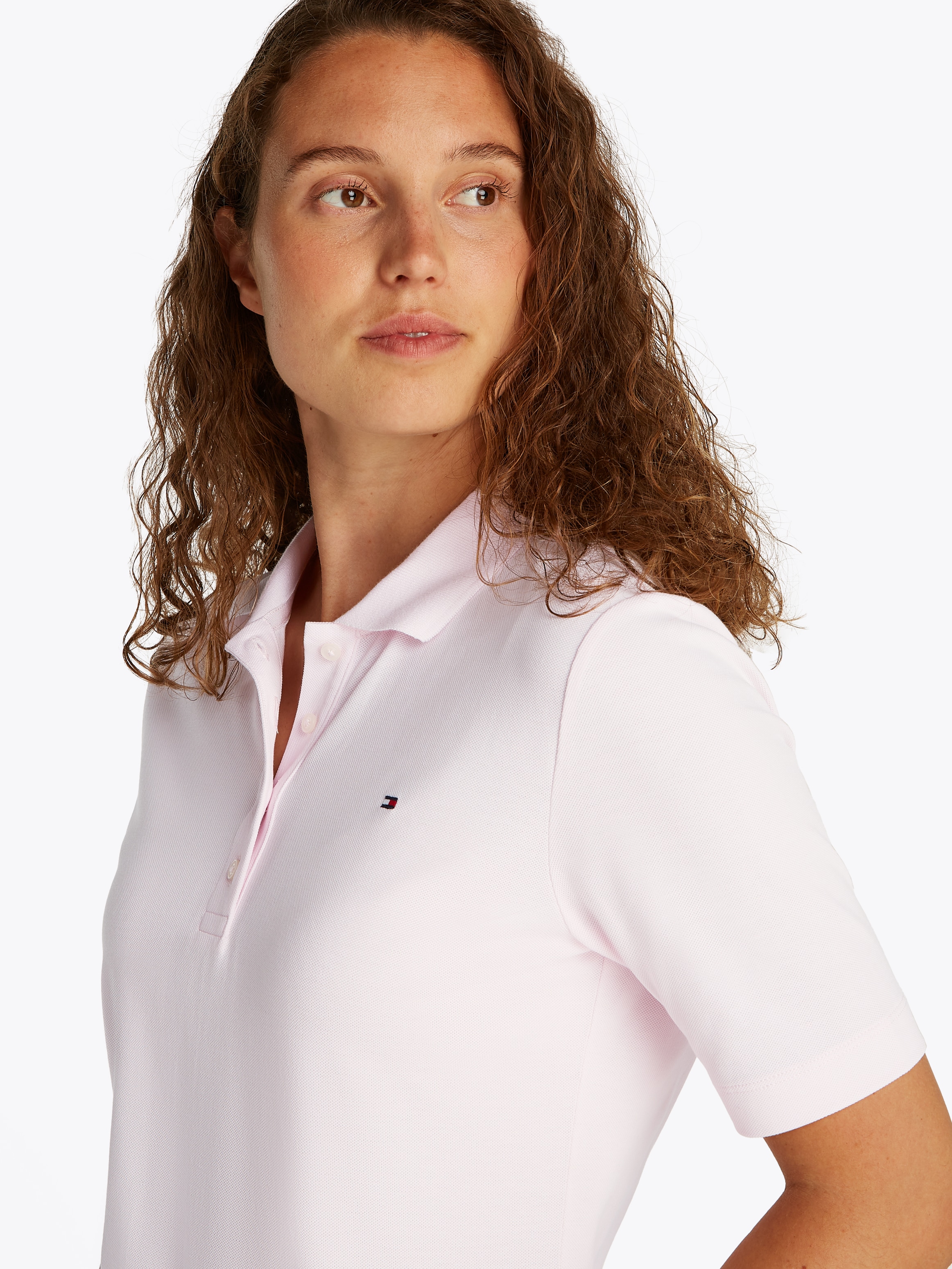 Tommy Hilfiger Poloshirt »1985 Regular Fit Pique Premium Polo«, mit Logo-Stickerei, mit Seitenschlitzen