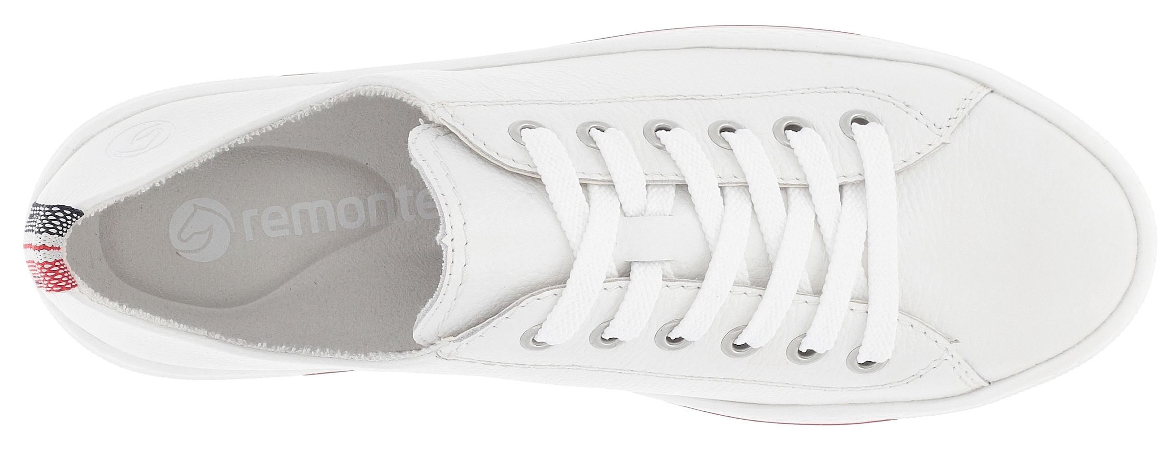 Remonte Plateausneaker  mit herausnehmbarer Einlage, Freizeitschuh, Halbschuh, Schnürschuh