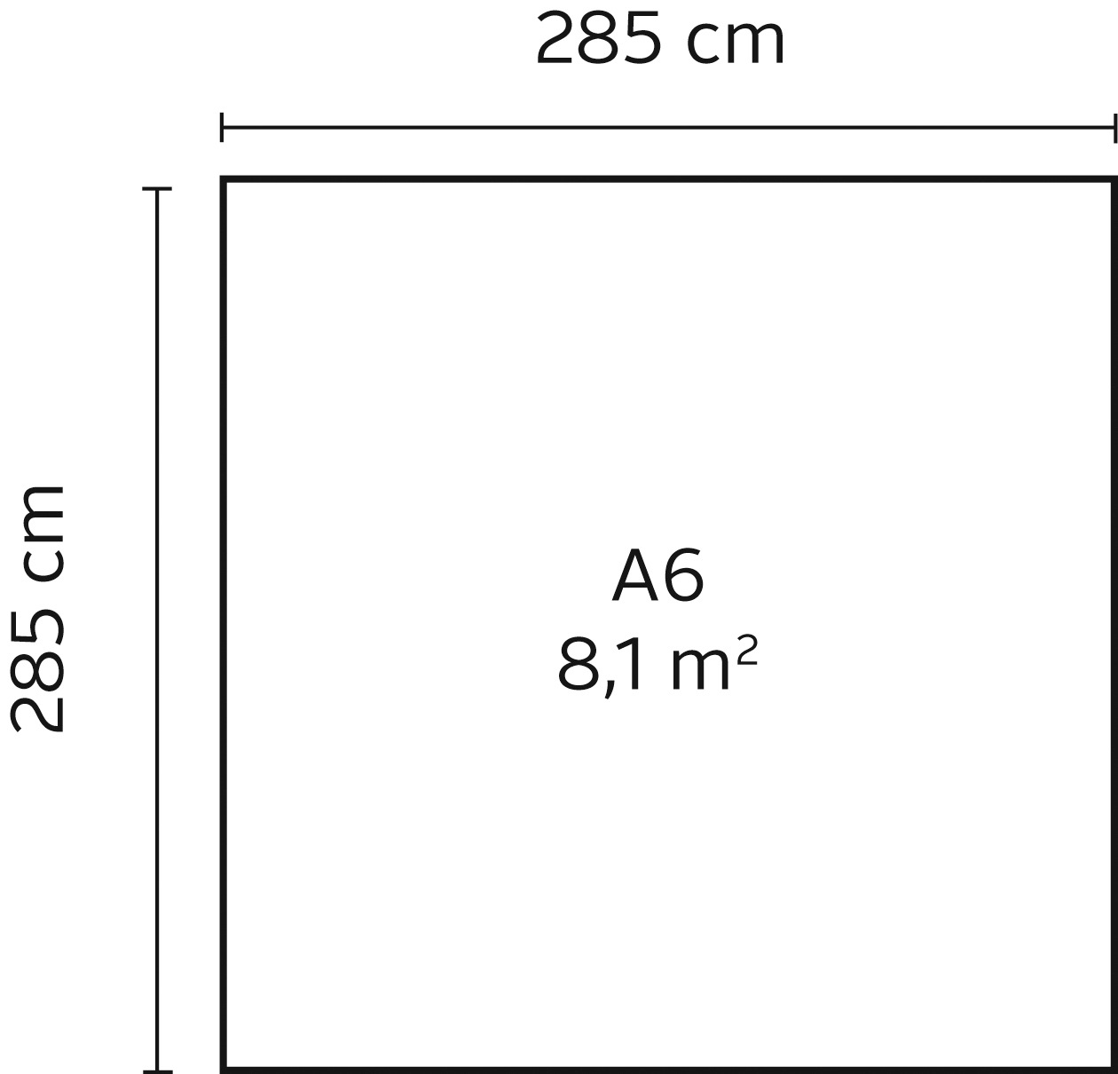 YARDMASTER Gerätehaus »Bayern 1010«, Metall, mit Bodenrahmen