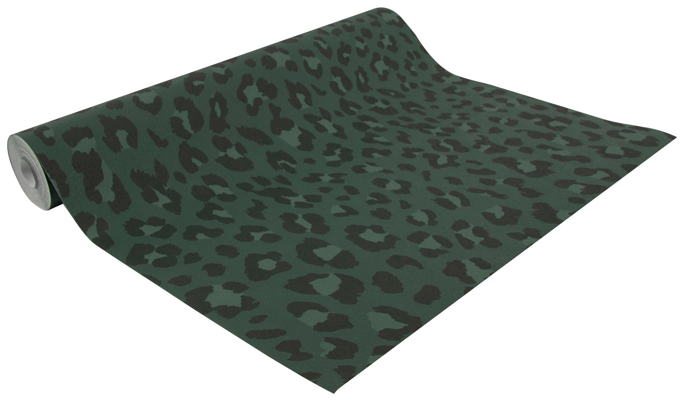 Superfresco Easy Vliestapete »Tiger Druck - Grün« geprägt FSC® zertifiziert, mit lebhaftem Druck, 10 Meter Länge