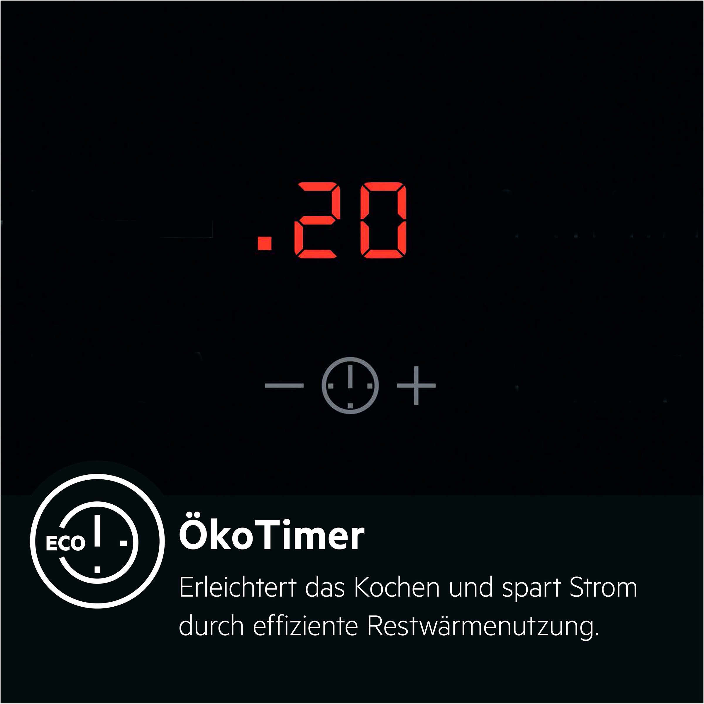 AEG Elektro-Kochfeld »HKA8578RAD %RESET%949598125%RESET%«, Hob²Hood-Funktion, Made in Germany, Öko- und CountUp-Timer, 80 cm