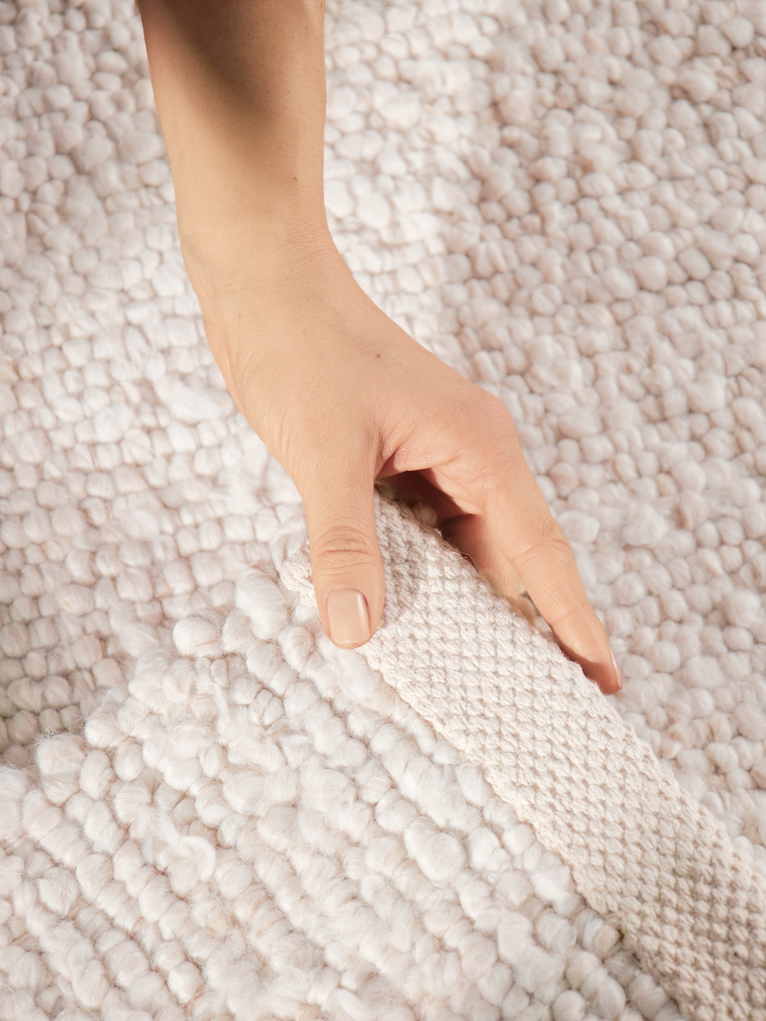 Ted Baker Teppich »Soft Bouclé Portobello , auch als Läufer« rechteckig 10 mm Höhe Woll-Optik, Bouclé Meliert, Wohnzimmer, Esszimmer, Schlafzimmer, Flur