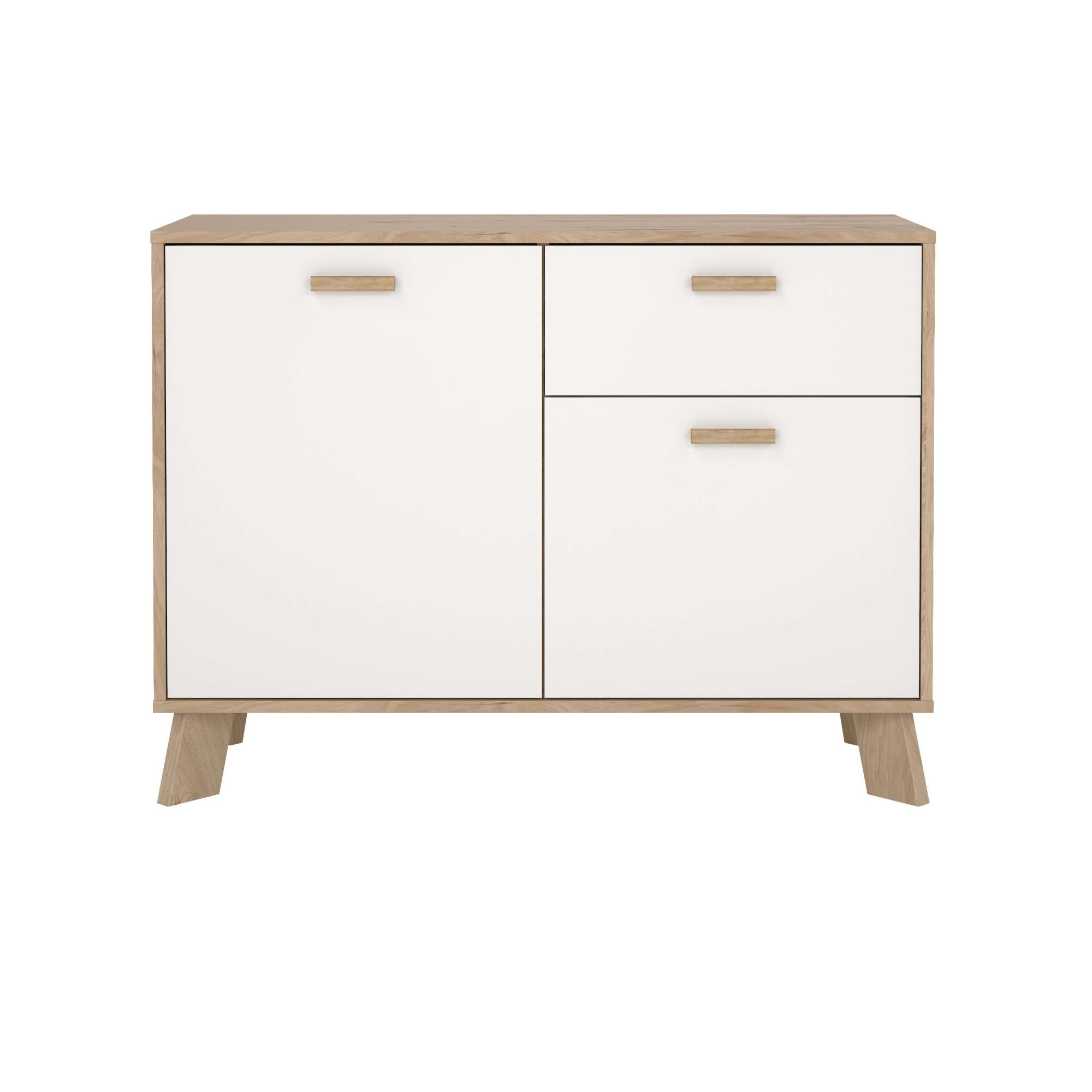 andas Sideboard »Ikast, Stauraum, Schubladenschrank, Aufbewahrung«, 2 Türen und 1 Schublade, Breite 99 cm, Höhe 73 cm