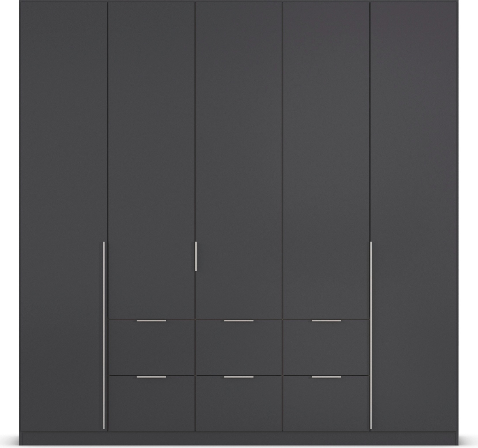 rauch Drehtürenschrank »Kleiderschrank Schrank Garderobe AGORDO mit Dekor- oder Hochglanzfront«, (in zwei Griff-Farben mit Dekor- oder Hochglanzfront), mit Außenschubkästen, in 6 Breiten und 2 Höhen MADE IN GERMANY