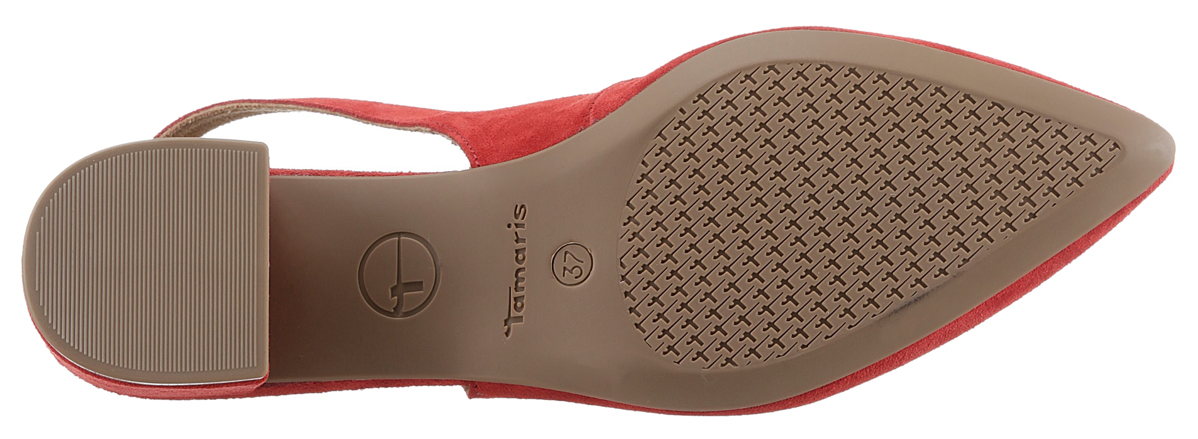 Tamaris Slingpumps  , Blockabsatz, Abendschuh, Sommerschuh mit verstellbarem Riemchen