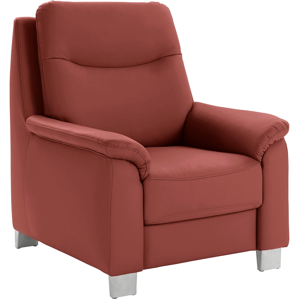 sit&more Sessel, inklusive Federkern und Kopfteilverstellung