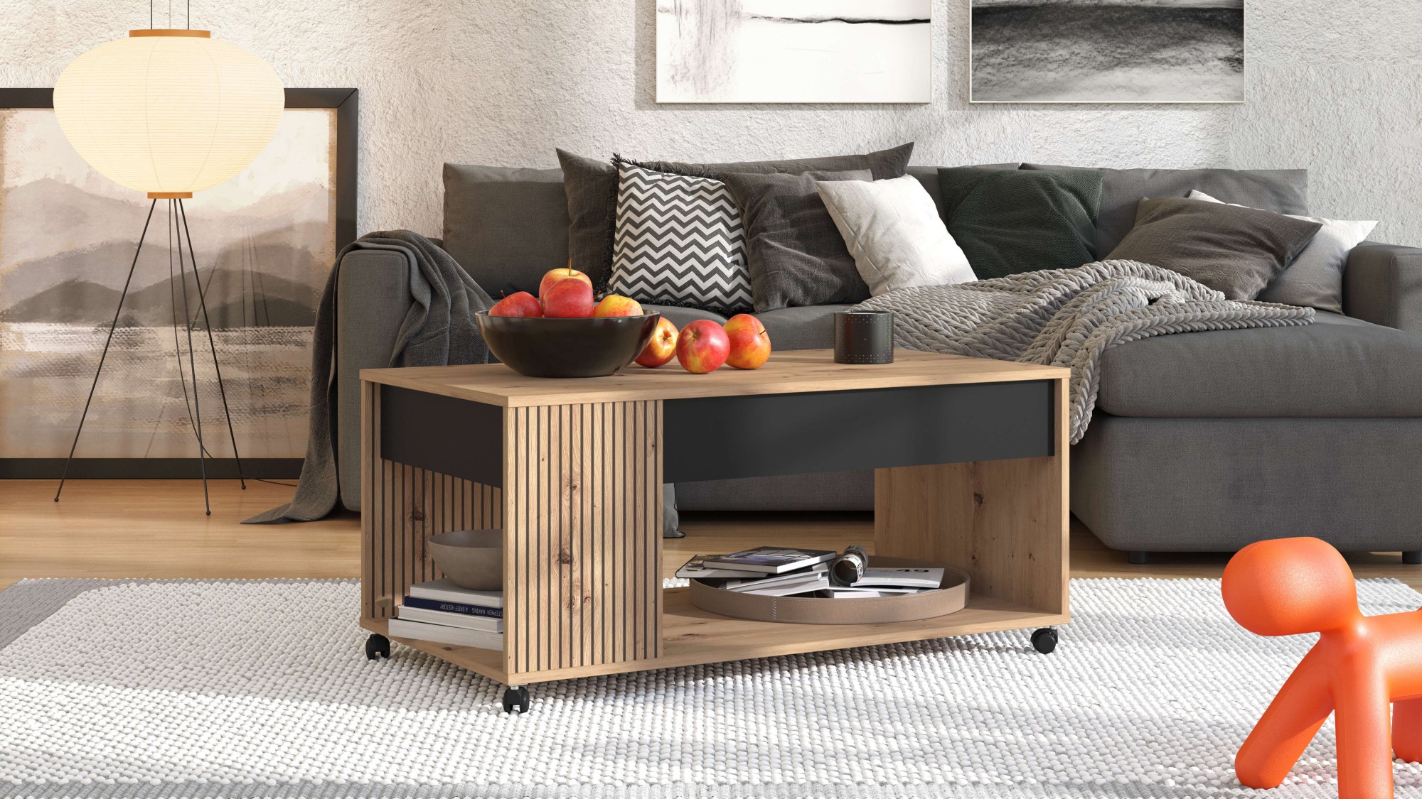 Home affaire Couchtisch »Mayenne Kaffeetisch, 101 cm, rechteckig, modern de günstig online kaufen
