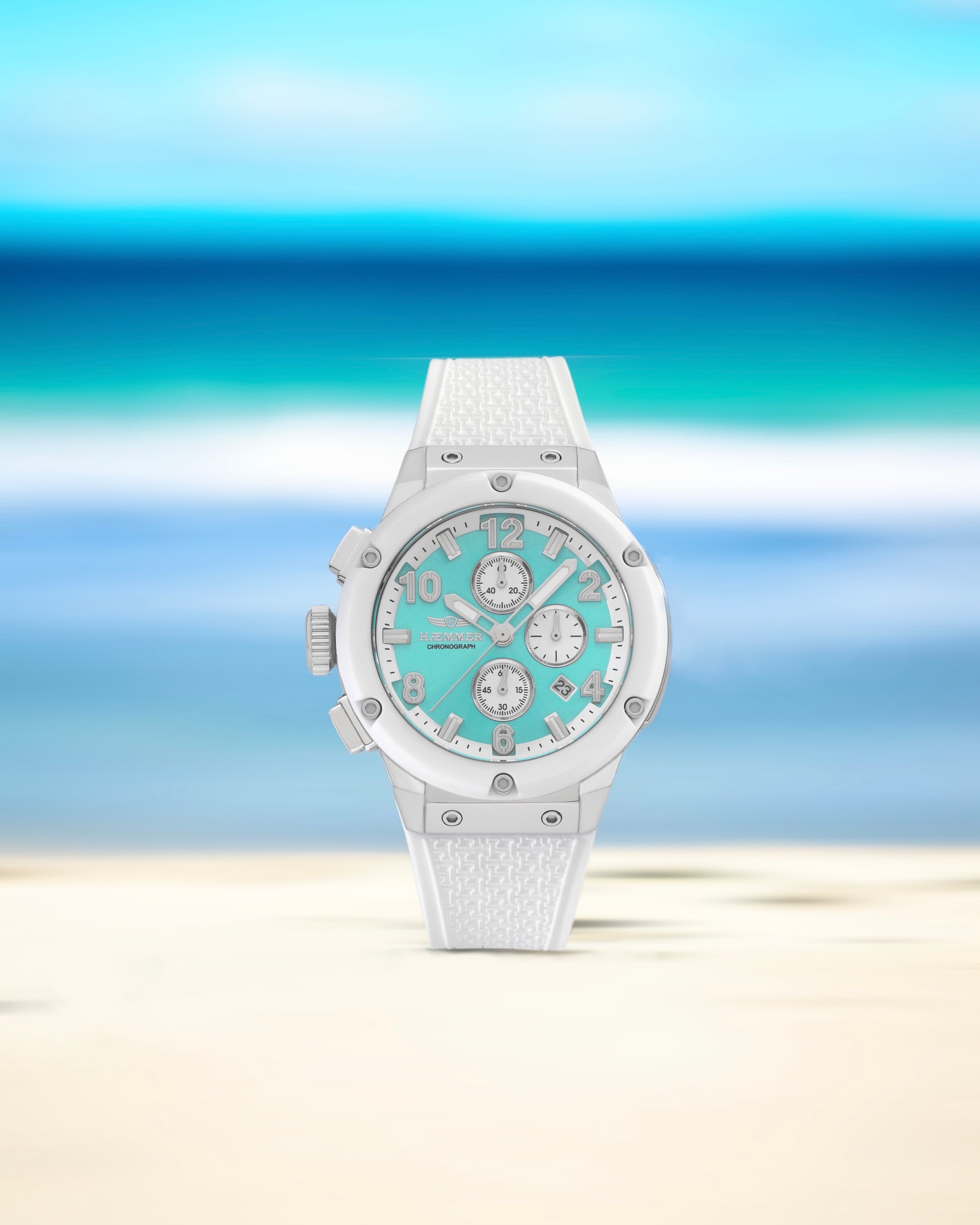 HAEMMER GERMANY Chronograph »WAVE MASTER«, Quarzuhr, Armbanduhr, Damenuhr, Herrenuhr, Made in Germany