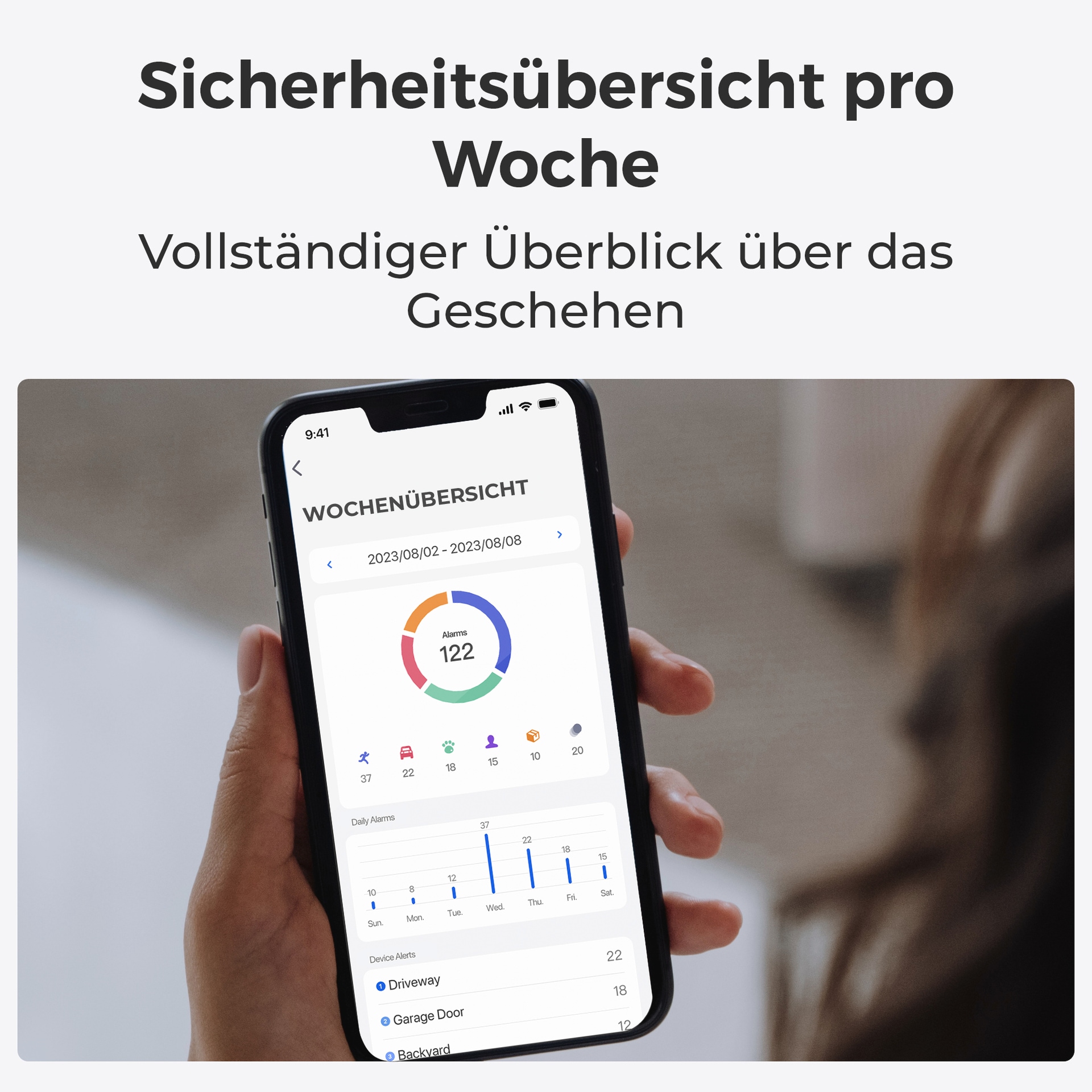 Reolink Überwachungskamera »Hub 1 + Argus Series B360 + Solarpanel«, Außenbereich