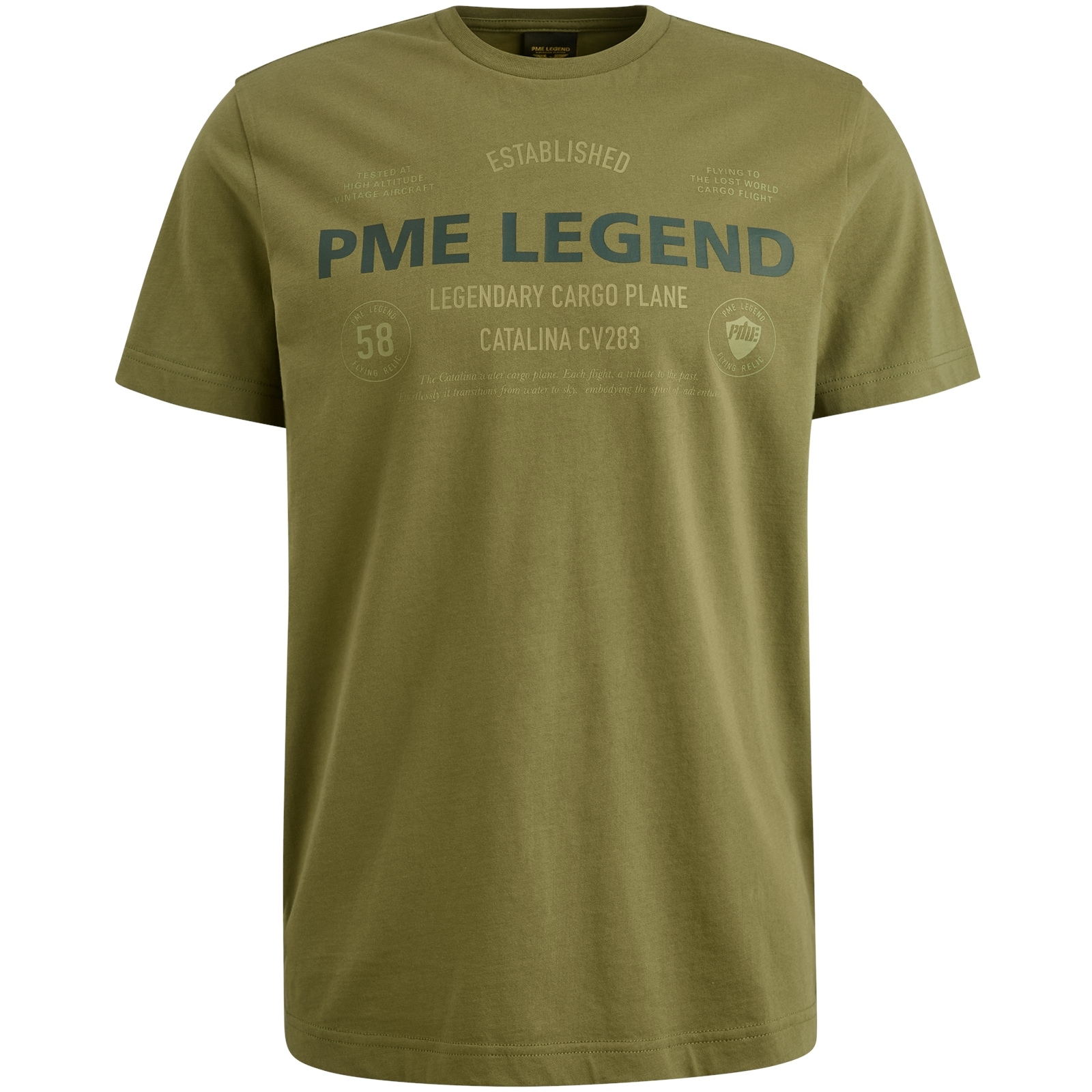 PME LEGEND T-Shirt mit Logoprint