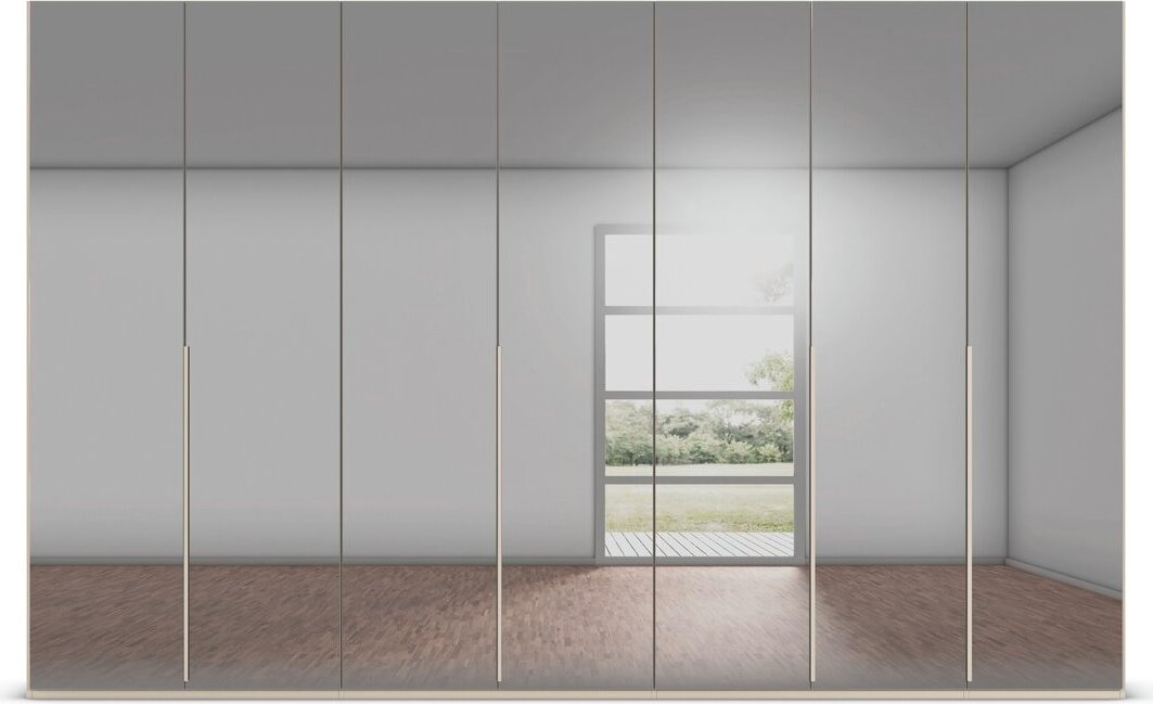 LeGer Home by Lena Gercke Kleiderschrank »Schrank Garderobe Ankleide Schlafzimmer Flur Serina«, (in 3 verschiedenen Ausstattungen BASIC/CLASSIC/PREMIUM), in 6 Breiten (101 - 401 cm) mit Front Glas oder Dekor MADE IN GERMANY