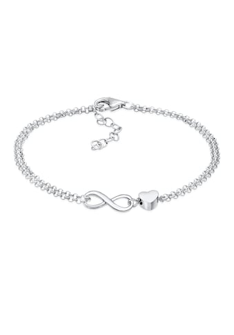 Elli Armband »Herz Unendlichkeit Infinity 925 Silber« kaufen