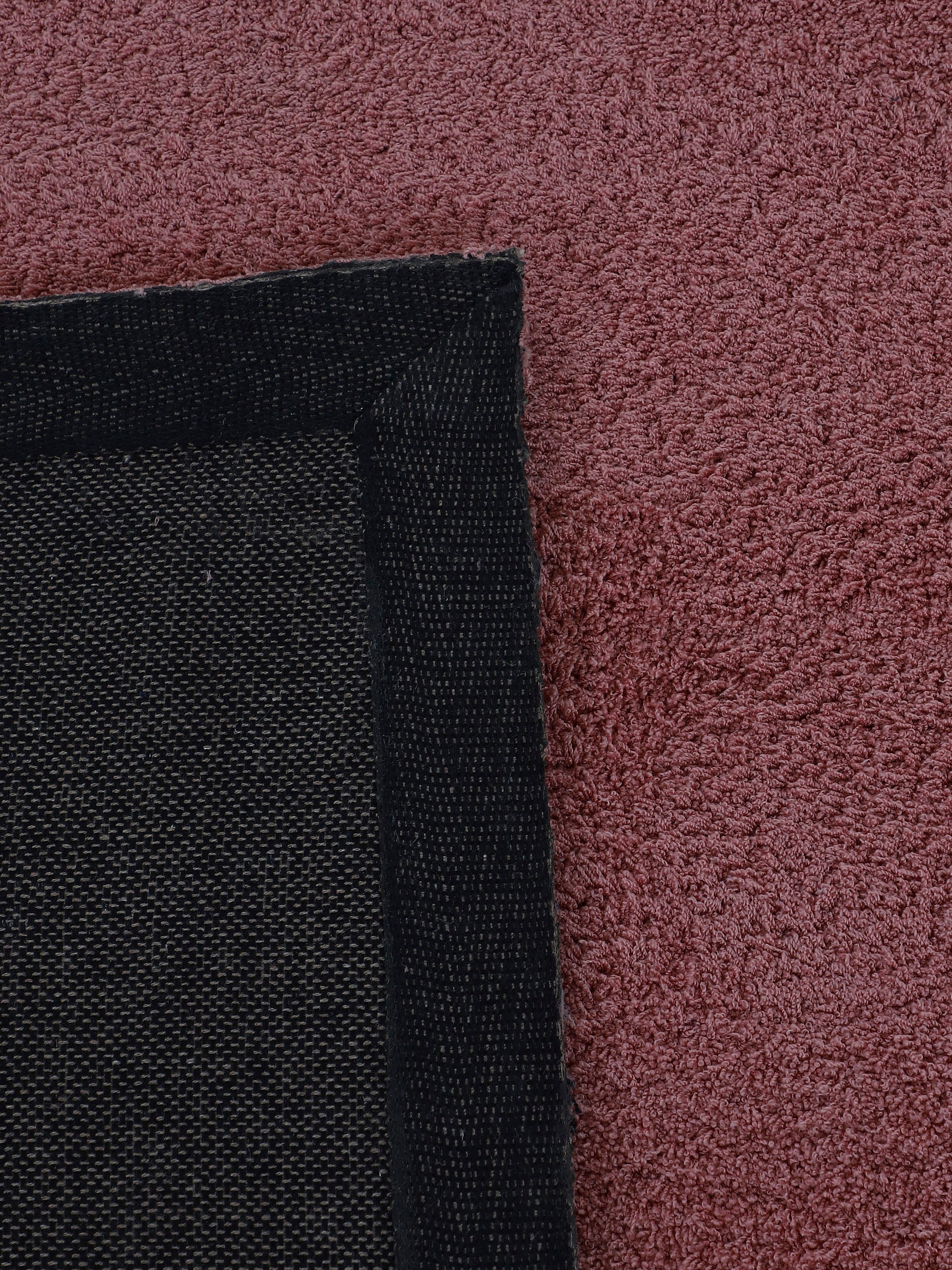 carpetfine Teppich »Silky«, rund, 20 mm Höhe, Shaggy, Langflor, uni, besonders weich, handarbeit