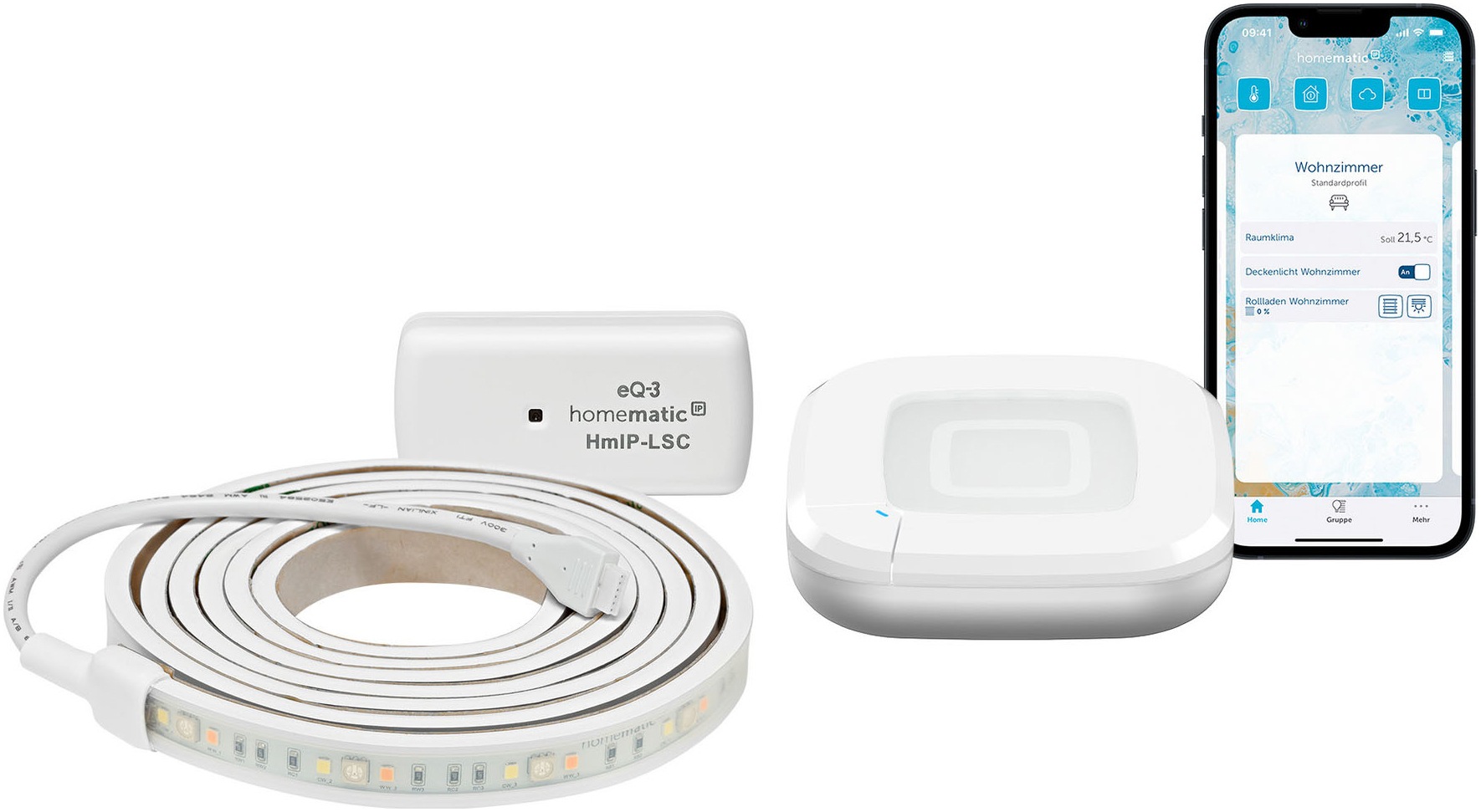 Homematic IP LED Stripe »Starter Set Lightstrip Set 2m« günstig online kaufen