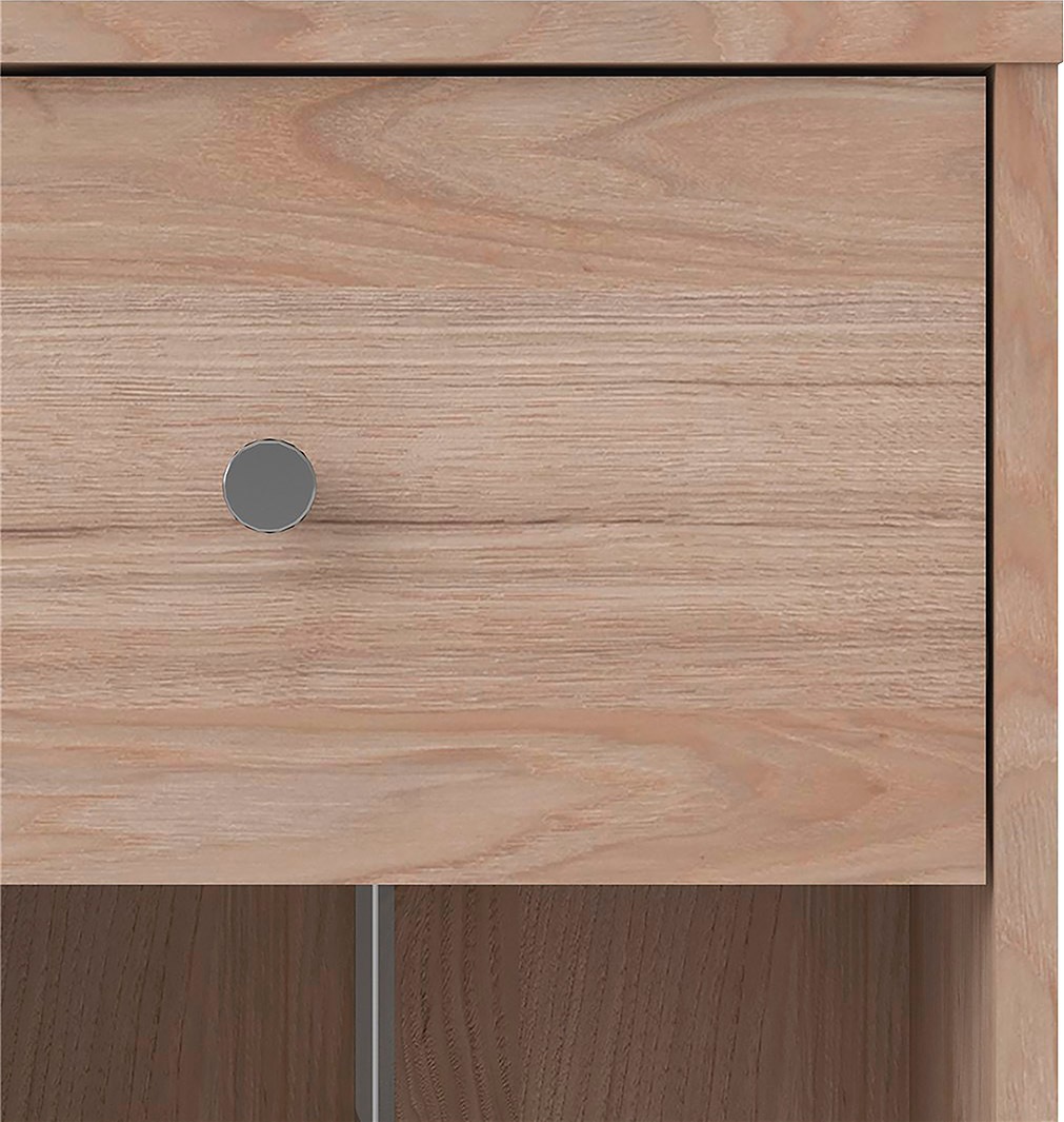 Home affaire Nachtkommode »May, Nachttisch, Nachtschrank, Beistelltisch,«, mit 1 Schublade und einem offenen Fach, Breite 38 cm, Höhe 48 cm