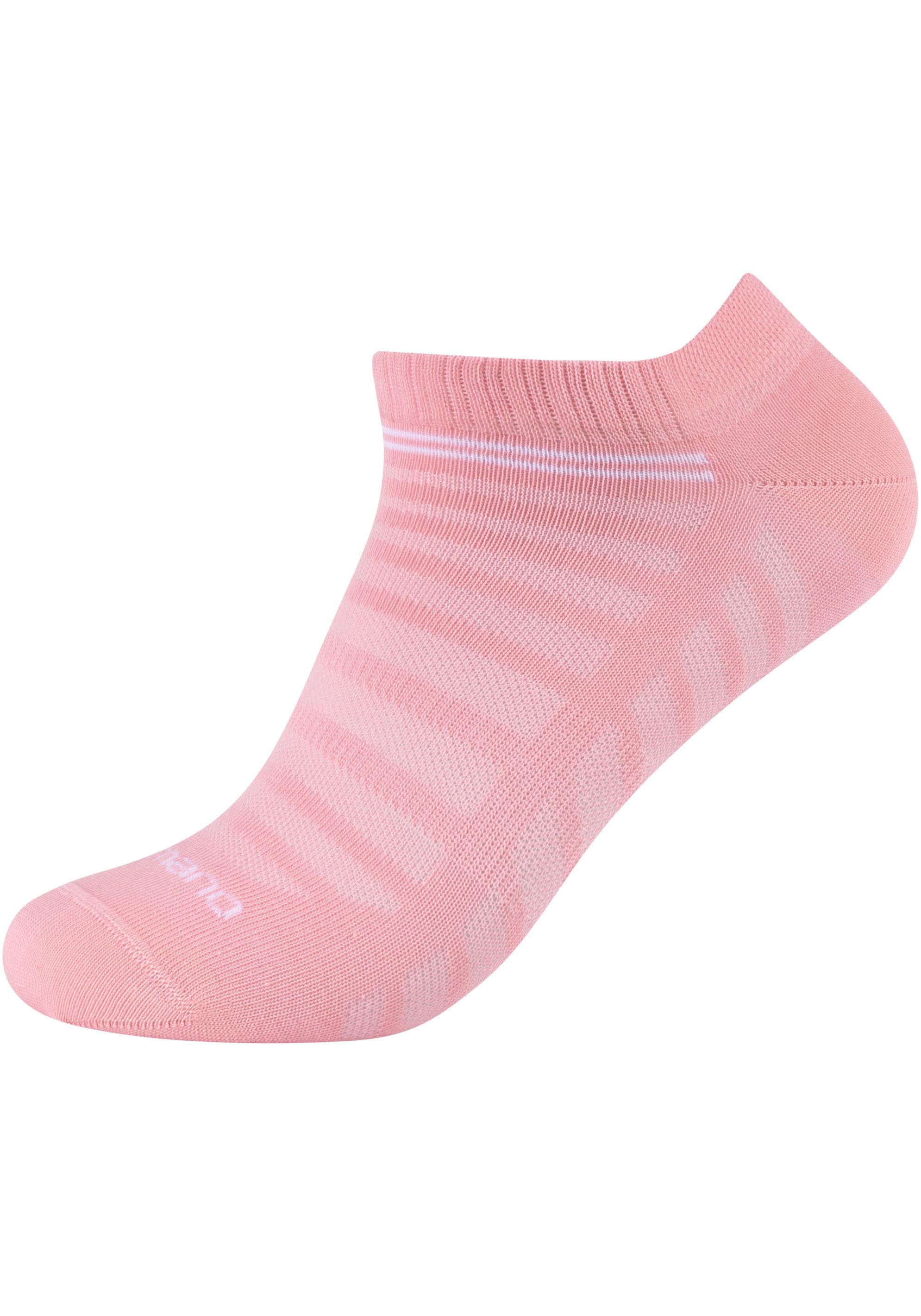 Camano Kurzsocken »mesh ventilation«, (10 Paar), mit modischen Streifenmustern