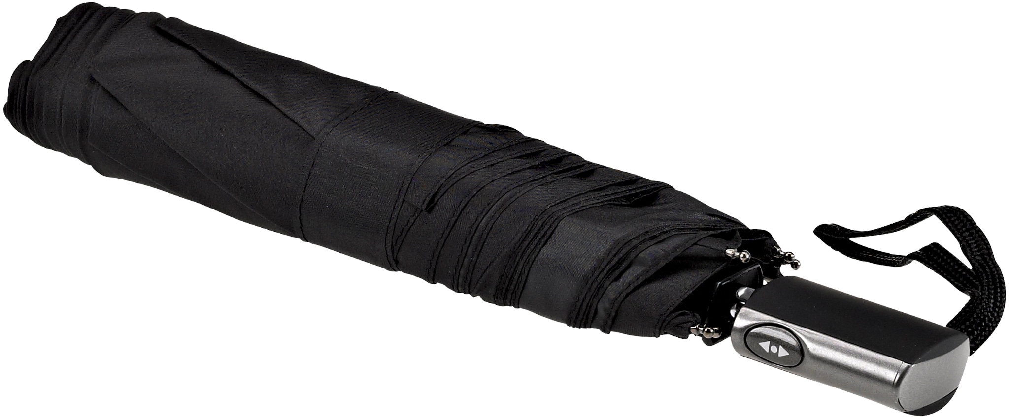 EuroSCHIRM® Taschenregenschirm »Automatik jetzt bestellen flach und leicht extra 3224, schwarz«