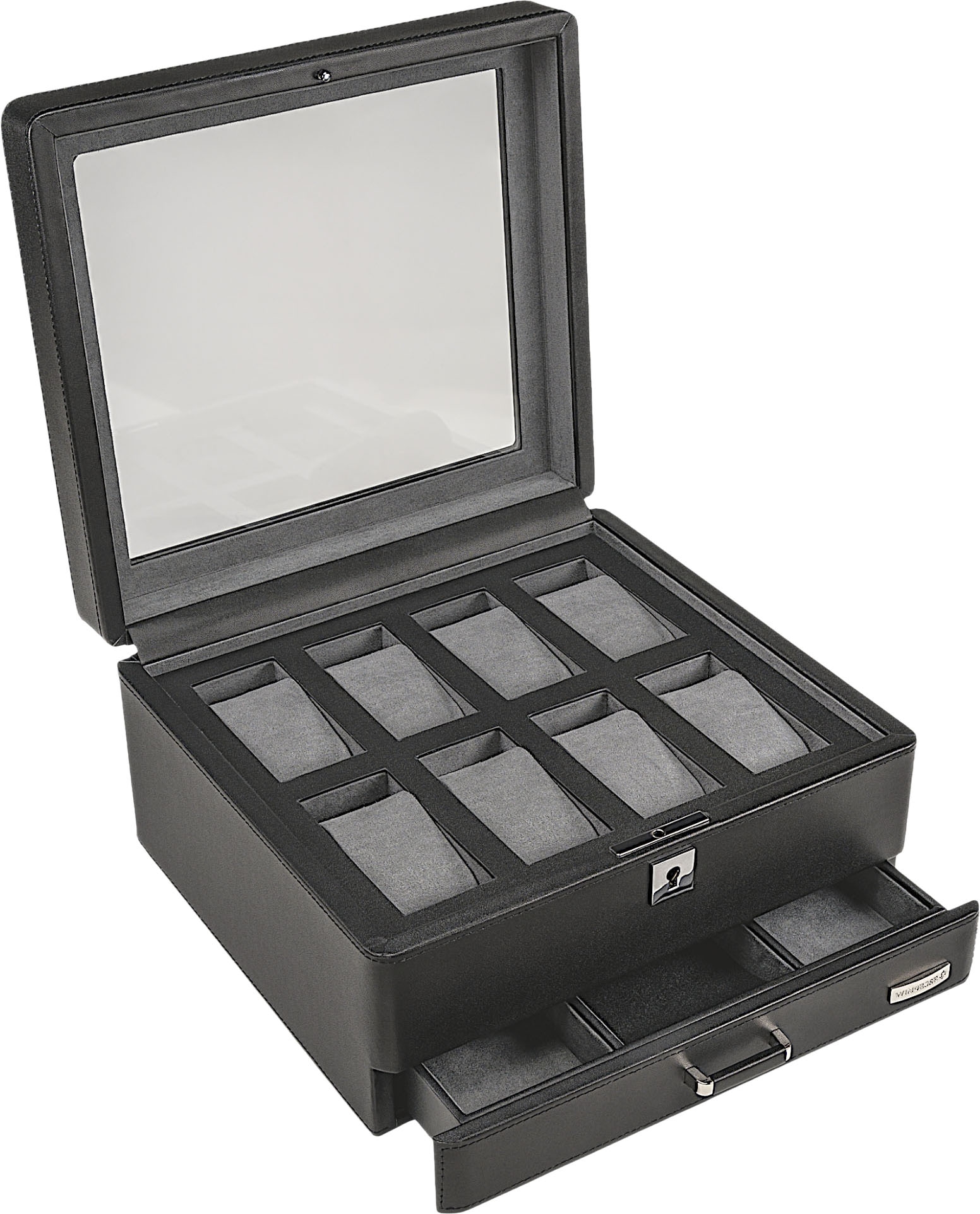 WINDROSE Uhrenbox »Tempora, 804021.08«, Aufbewahrung, Uhrenkasten, Ø max.40mm, Armbanduhr, Geschenkidee