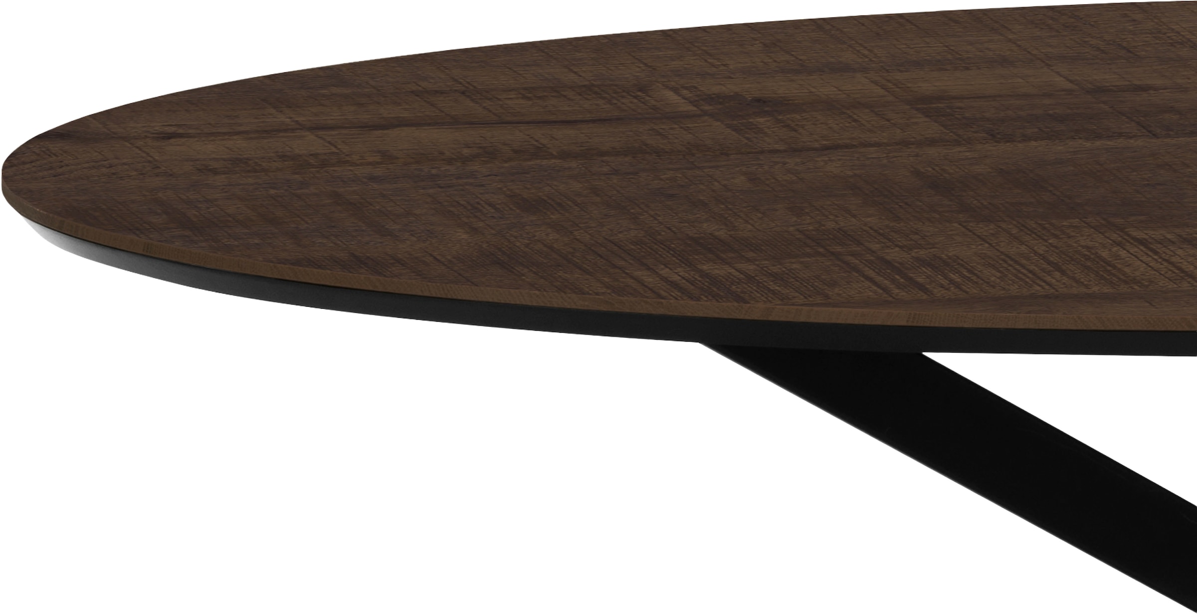 OMG Design »Wellington« 1 Stk. tlg. Hochwertige Melamin-Tischplatte mit Metallgestell