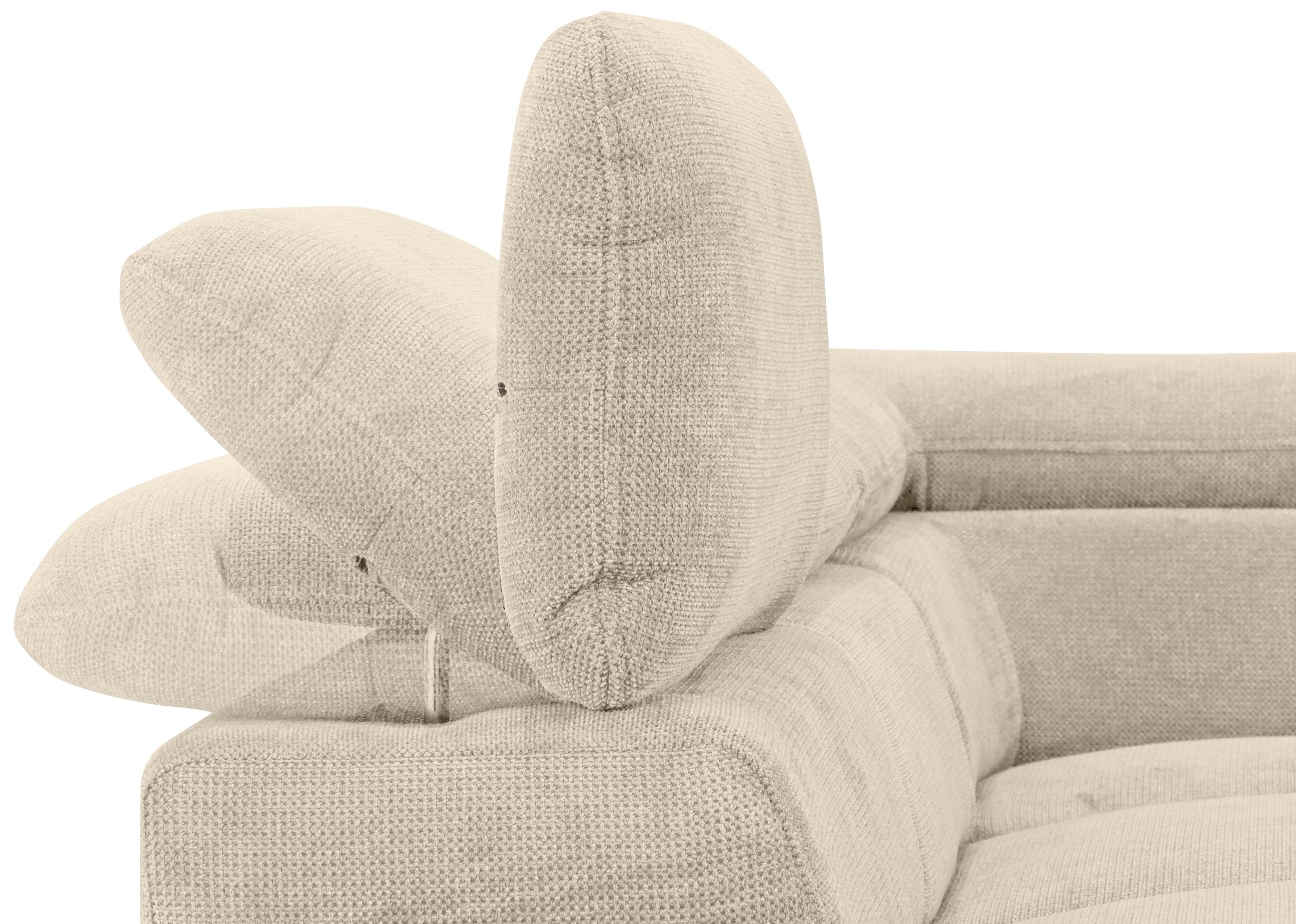 Home affaire Ecksofa »Alberto L-Form«, mit Kopfteilverstellung, wahlweise mit Bettfunktion