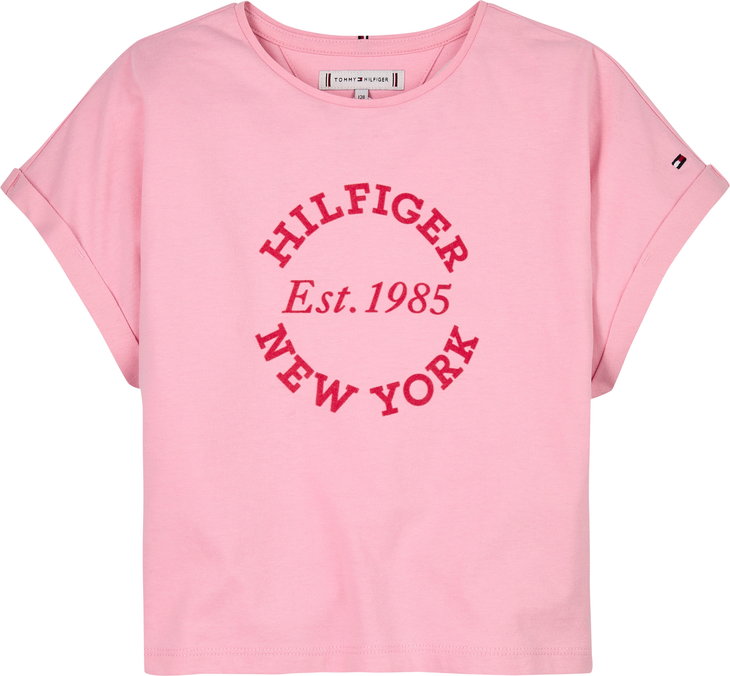 Tommy Hilfiger T-Shirt »HILFIGER NY REGULAR TEE SS«, mit Logodruck