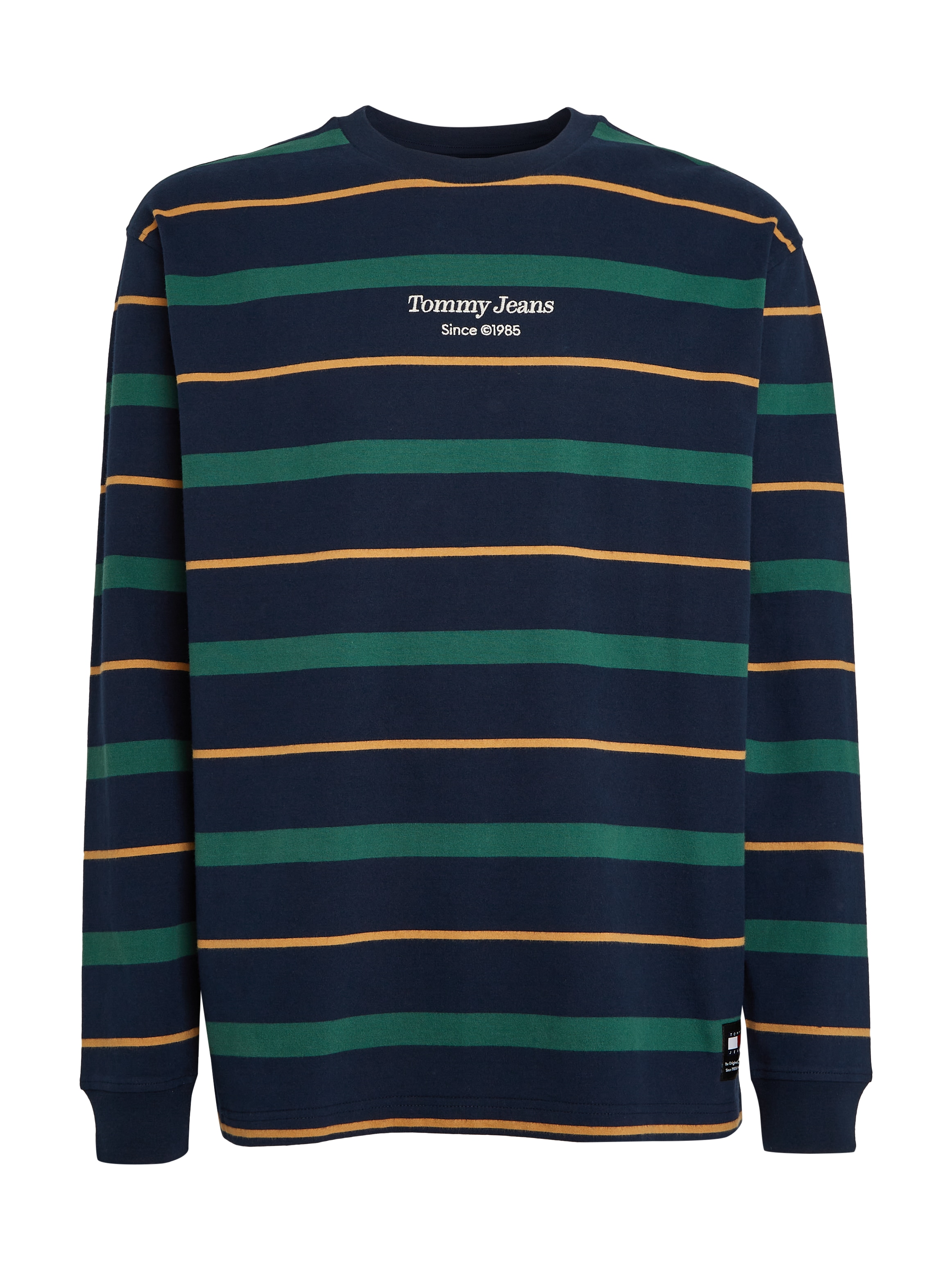 Tommy Jeans Langarmshirt »TJM REG STRIPE LS TEE«, mit Tommy Hilfiger Schriftzug