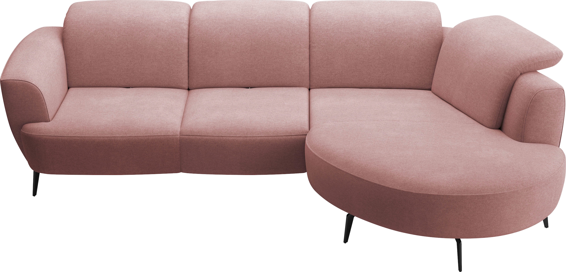 sit&more Ecksofa »Zoe«, ink.Sitztiefenverstellung, wahlweise mit Kopfteilverstellung