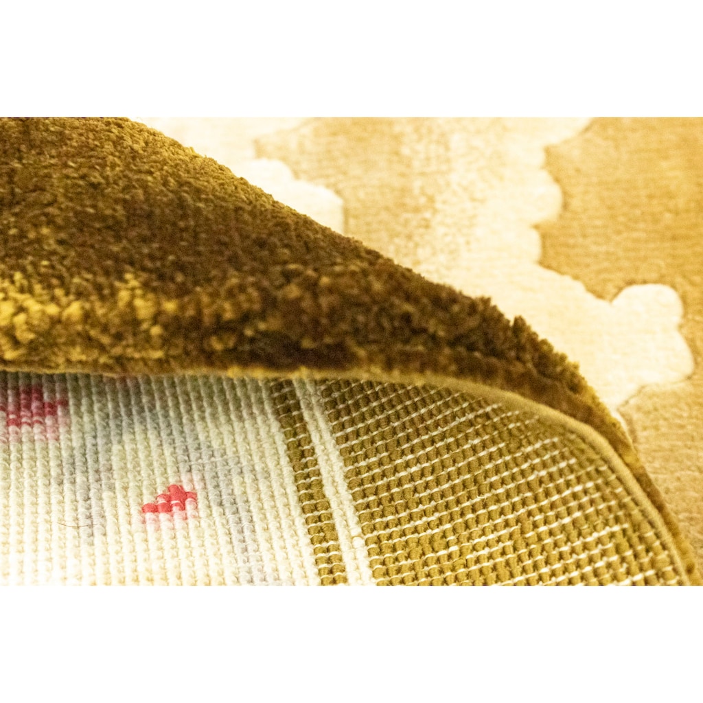 morgenland Teppich »China Seide Teppich handgeknüpft mehrfarbig«, rechteckig