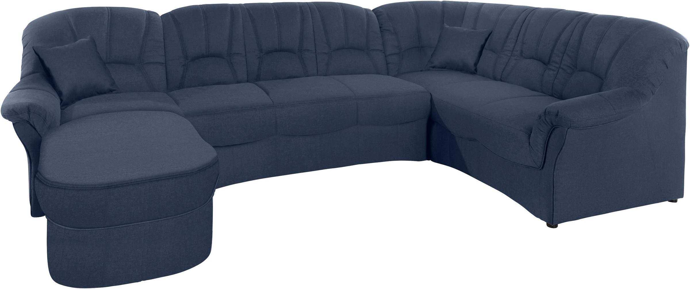 DOMO collection Wohnlandschaft »Bahia mit viel Platz, zeitloses Design, U-Form«, wahlweise mit Bettfunktion