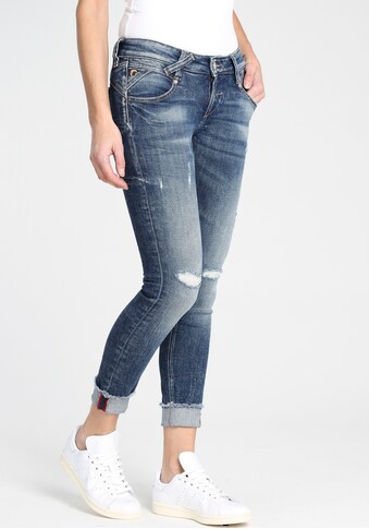 GANG Ankle-Jeans »"NENA CROPPED"«, mit leicht ausgefransten Aufschlag am Beinabschluss kaufen