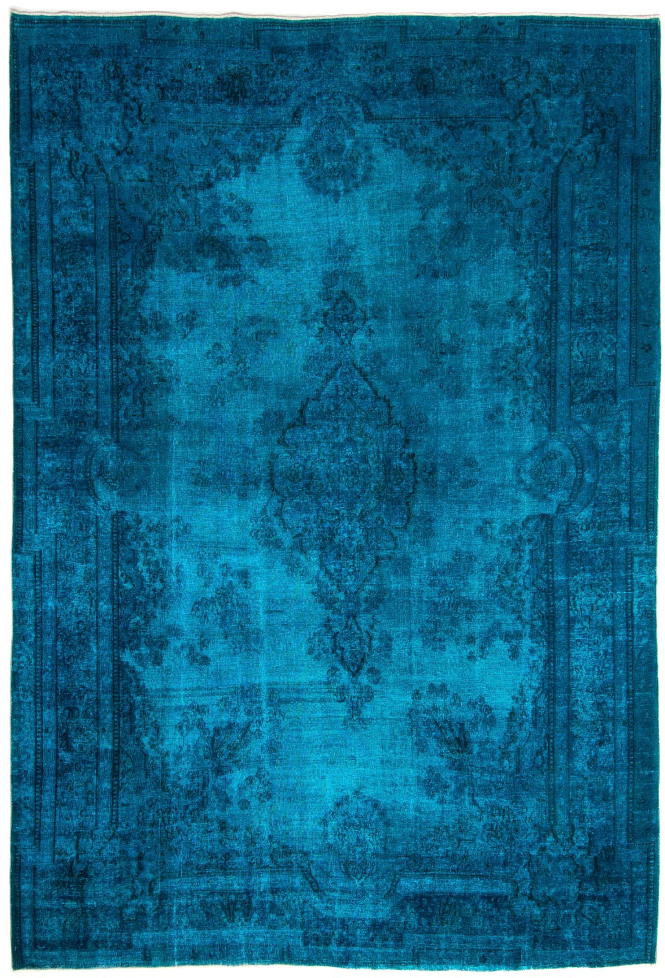 morgenland Teppich »Vintage - 363 x 251 cm - dunkelblau«, rechteckig, 7 mm günstig online kaufen