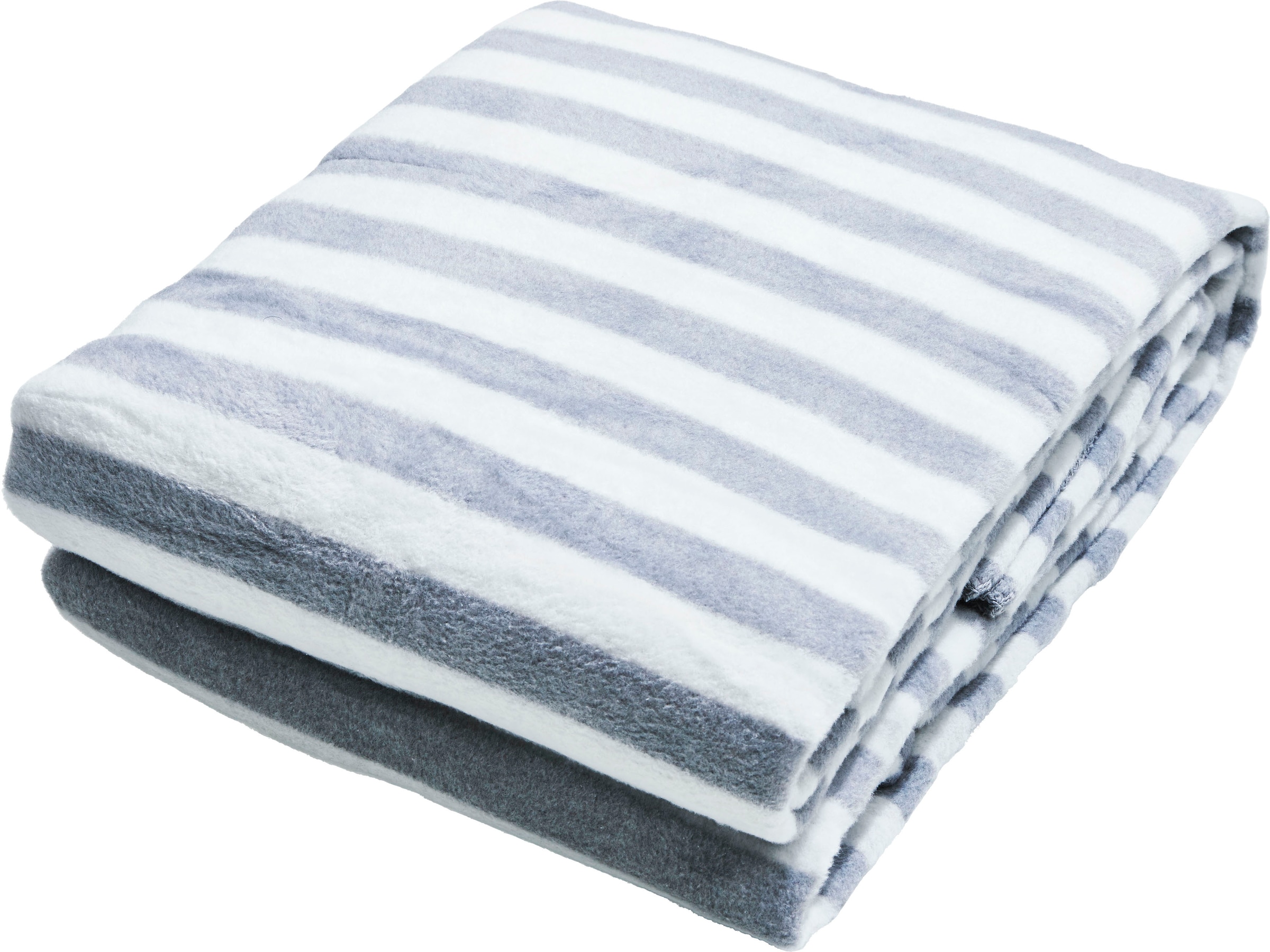 done.® Wohndecke »Stripes320«, Wohndecke mit einfassender Ziernaht, Kuscheldecke