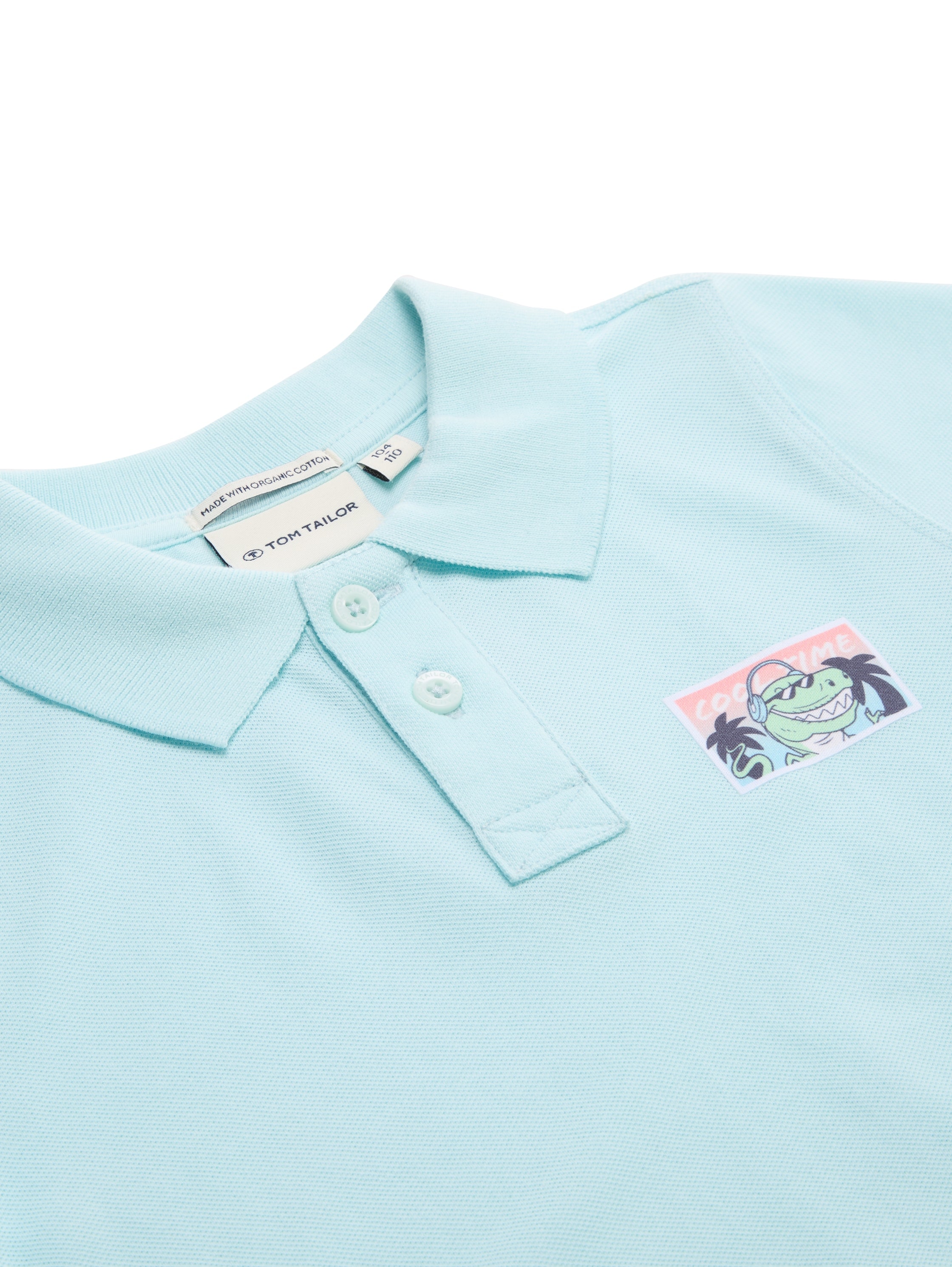 TOM TAILOR Poloshirt, mit kleinem Brust Print