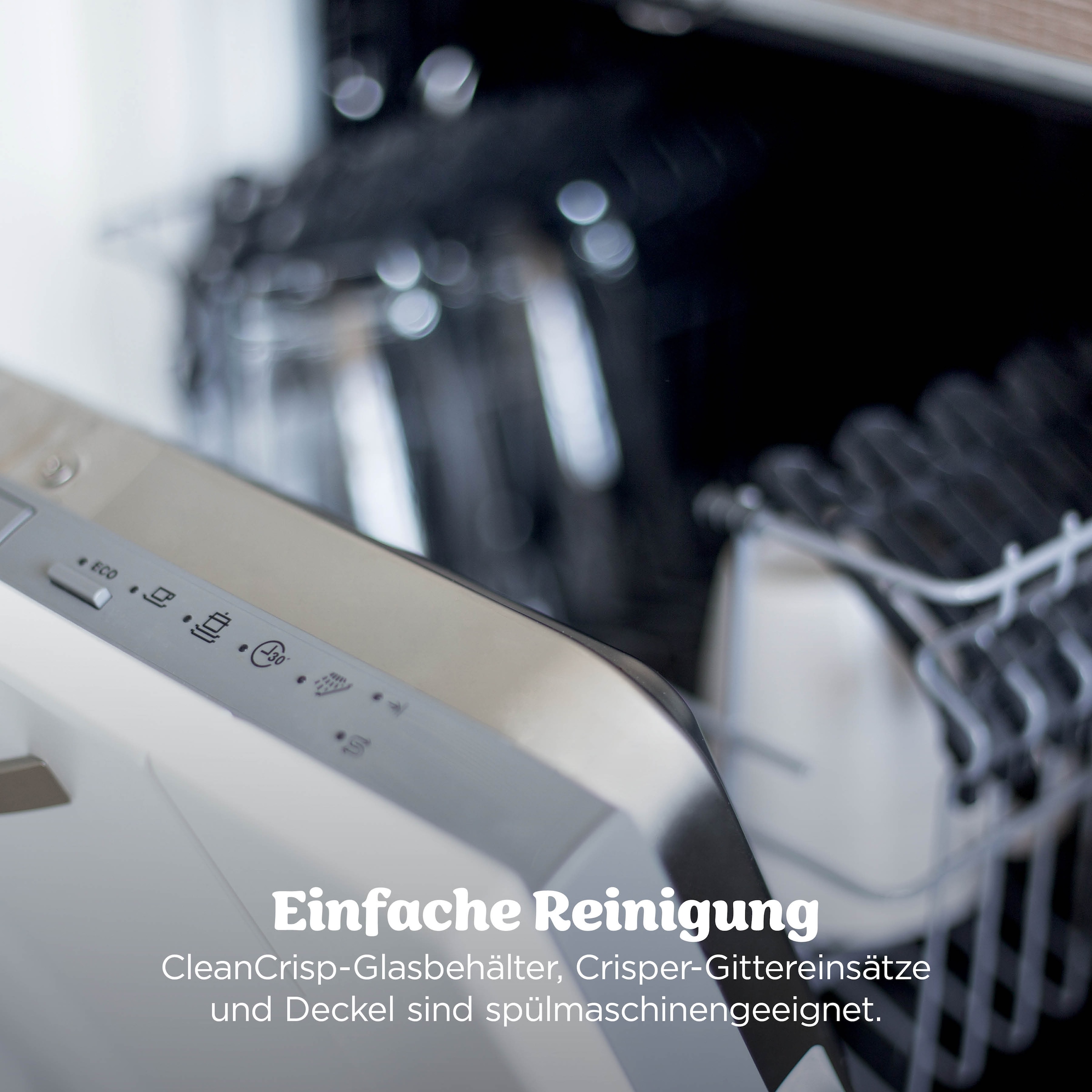 NINJA Heißluftfritteuse »CRISPi PRO 7-in-1 Glas-Air-Fryer - Beige AS101EULG« 2050 W 7 Kochfunktionen, Vorbereitung, Zubereitung + Aufbewahrung von Speisen