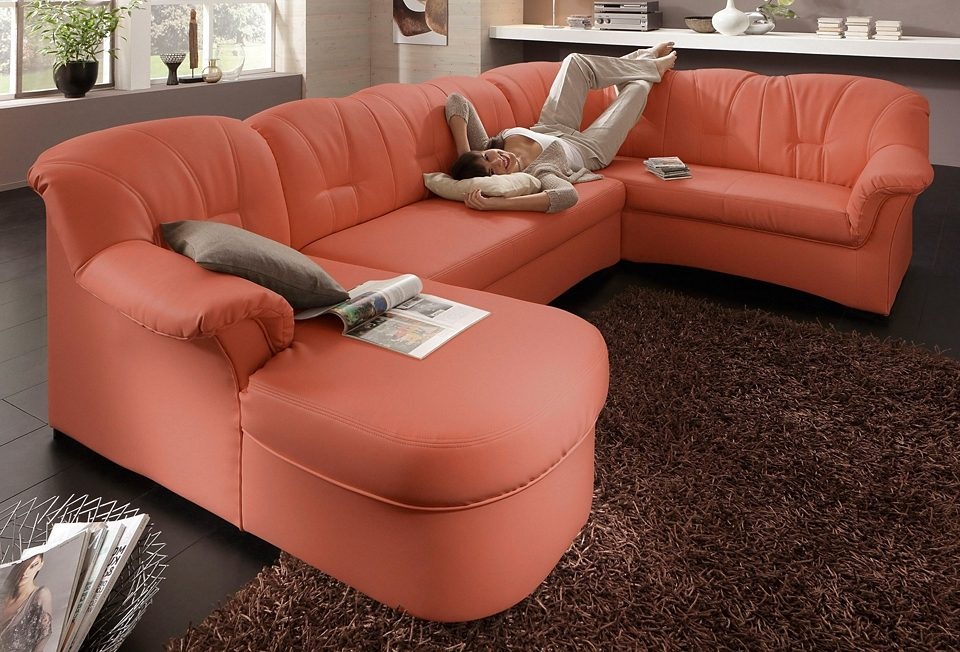 DOMO collection Wohnlandschaft »Papenburg, zeitlose Rückensteppung, elegant günstig online kaufen