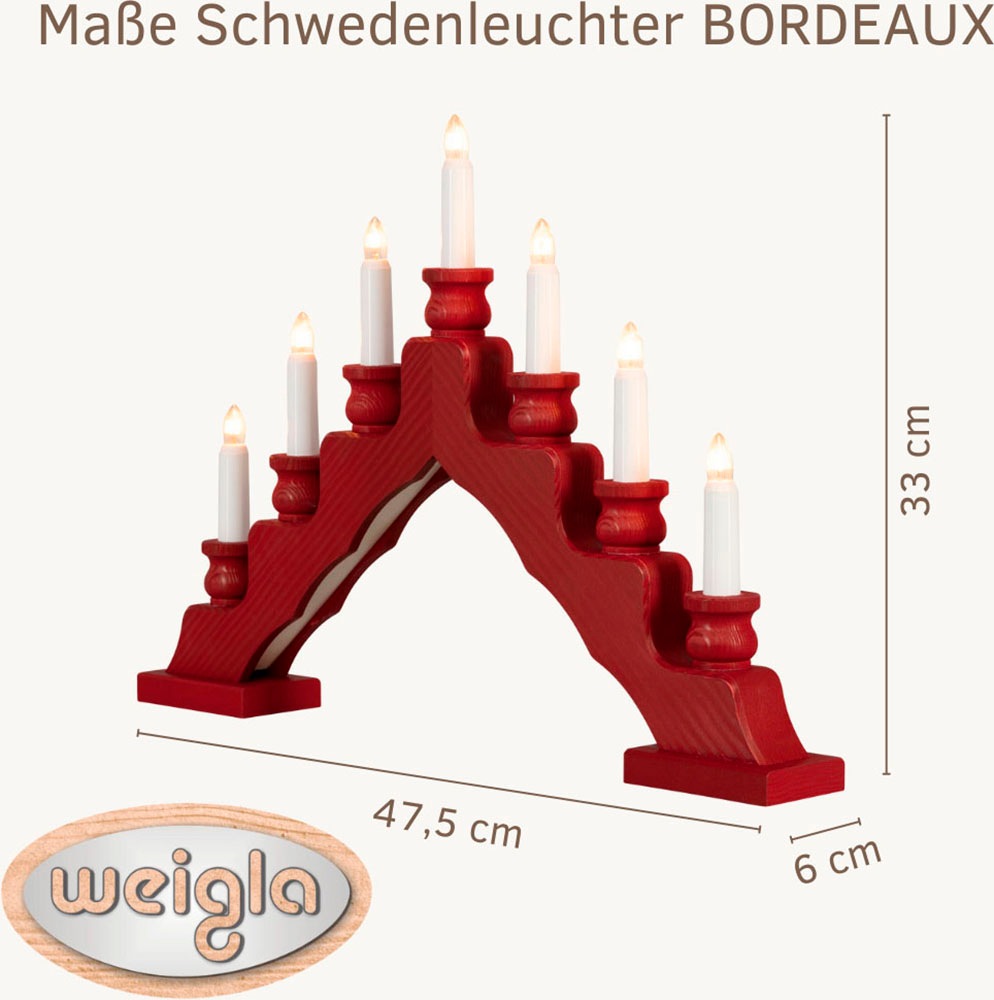 Weigla LED Lichterbogen »Schwede, Made in Germany« 1 Stk. 7-flammig günstig online kaufen