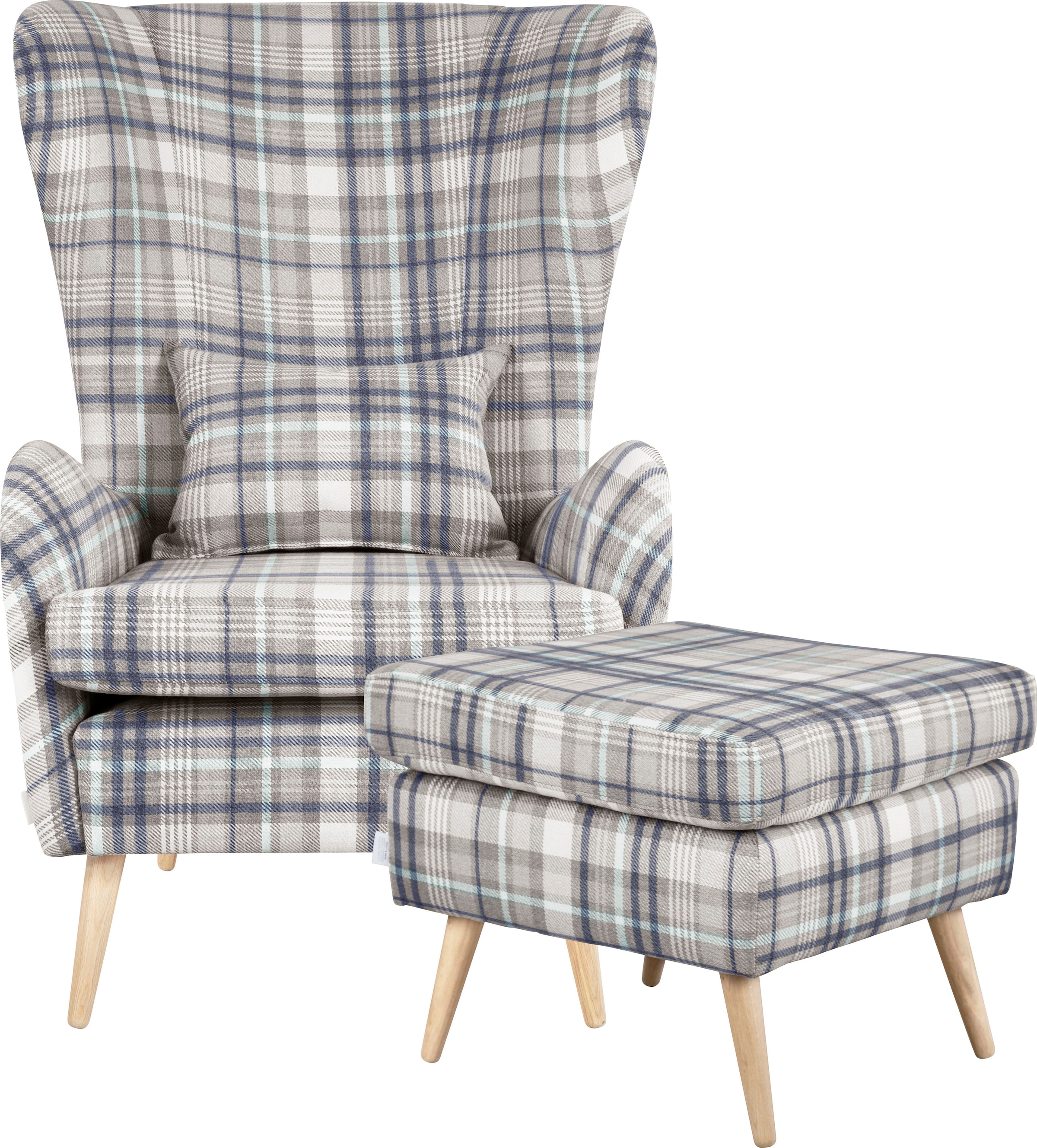 Home affaire Polstergarnitur »Charles« groß und gemütlich im moderner Optik günstig online kaufen