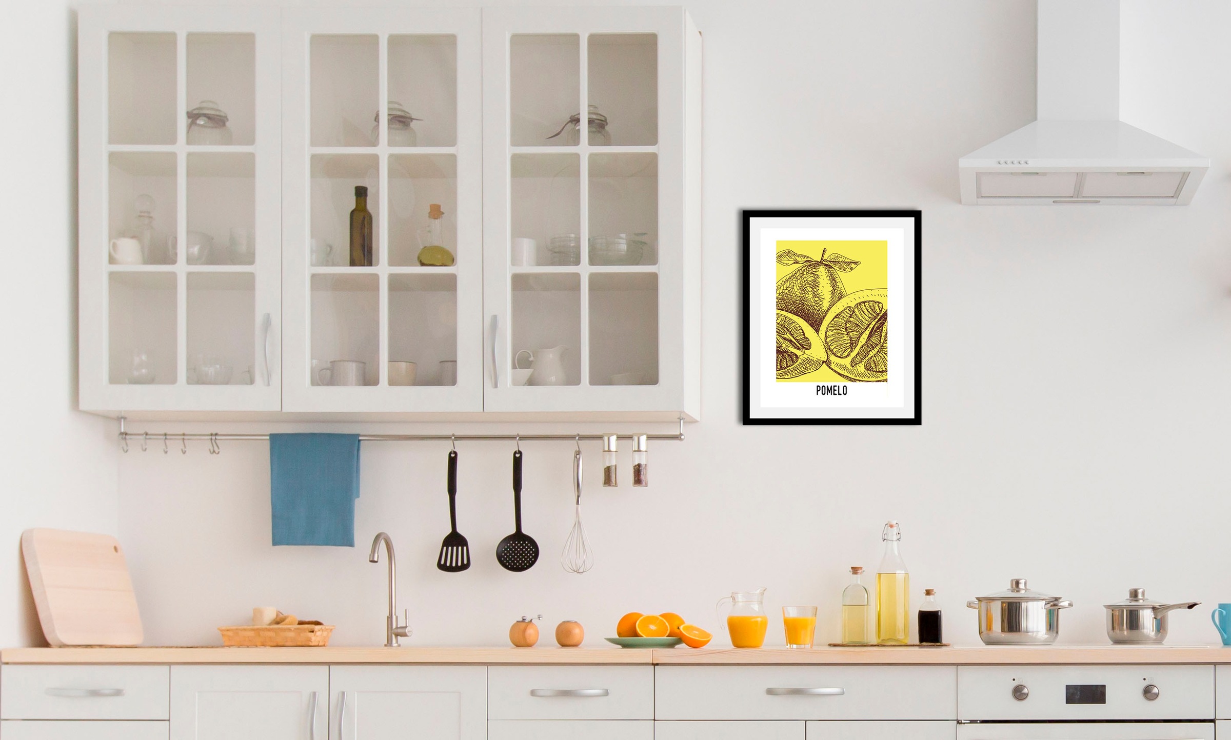 queence Bild »Pomelo«, Obst-Obst Bilder-Kunst-Abstrakt-Essen-Lebensmittel-S günstig online kaufen