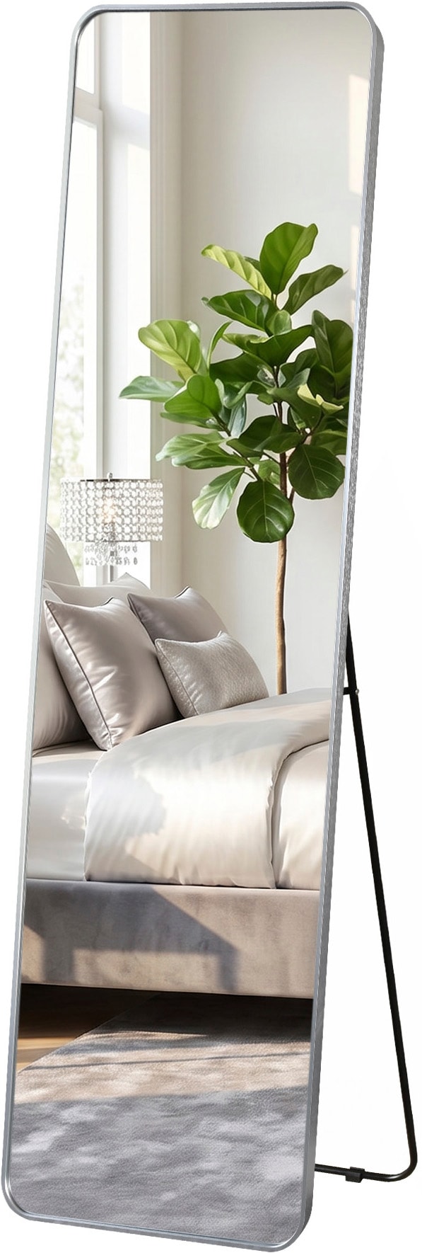 OTTO home Spiegel »Standspiegel Addrik, wahlweise in 2 Größen 150x40cm oder 160x50cm« Ganzkörperspiegel mit Sicherheitsglas, in verschiedenen Farben