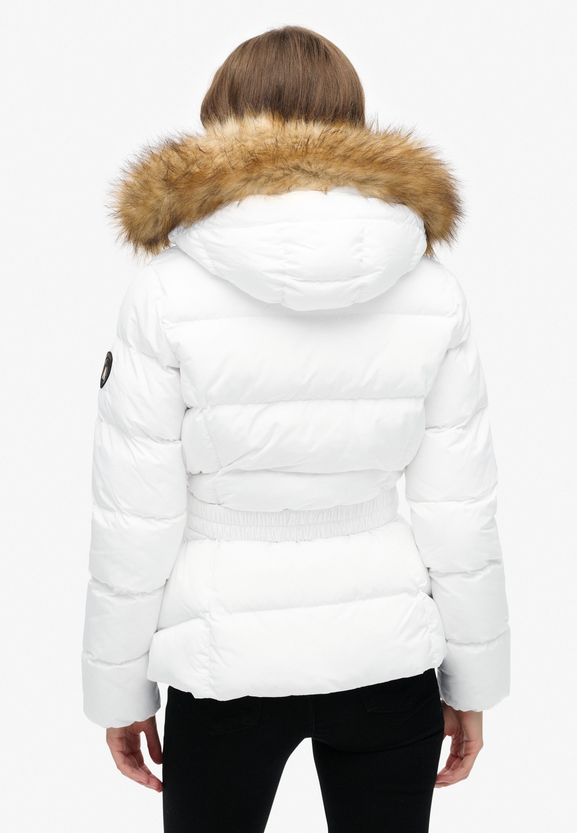 Superdry Steppjacke »FUJI BELTED PUFFER« mitKapuze
