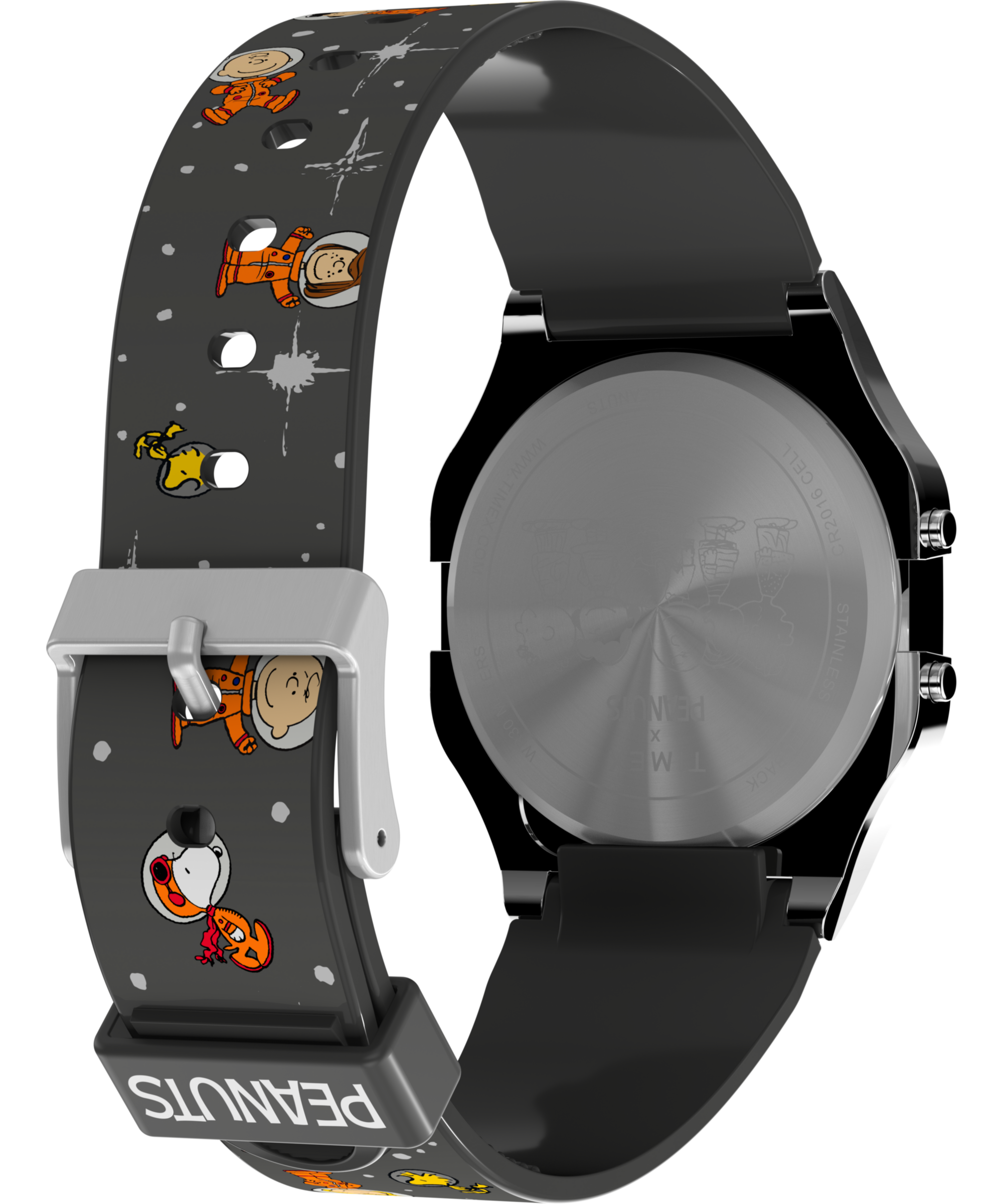 Timex Chronograph »TIMEX x PEANUTS TIMEX 80« Quarzuhr,Armbanduhr,Herren,Damen,Resinarmband,Stoppfunktion,digital