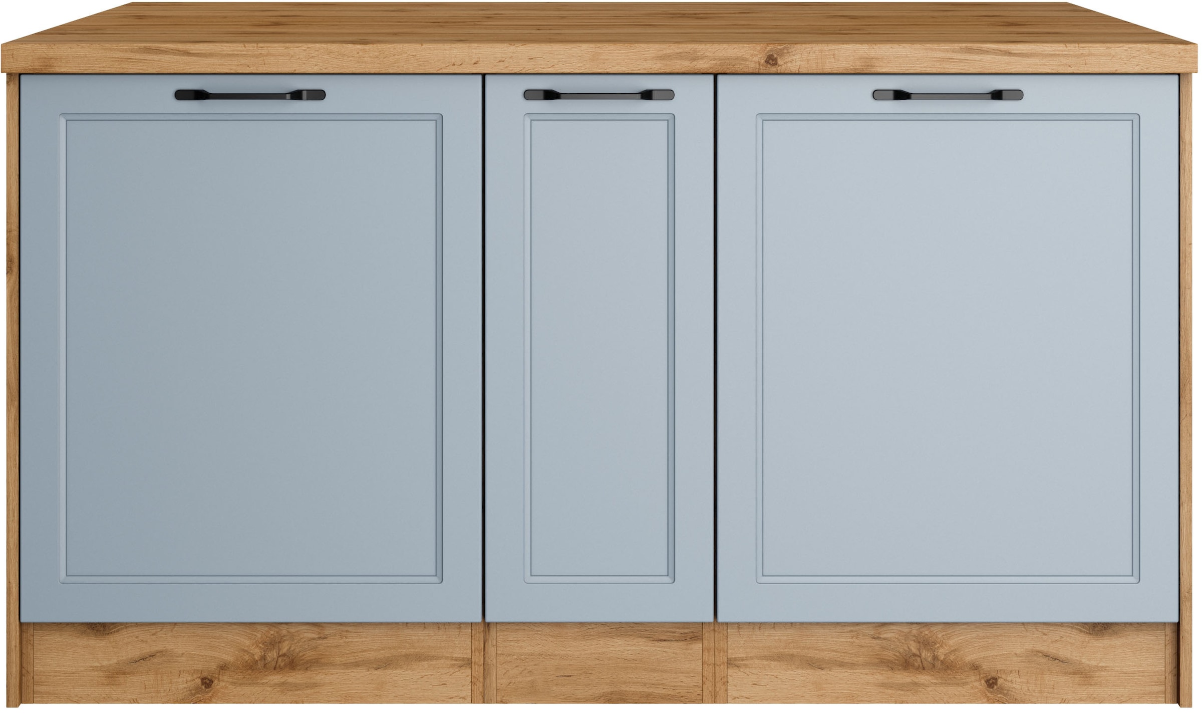 KOCHSTATION Kücheninsel »KS-Lana, Breite 153 cm«, MDF-Fronten, Arbeitsplatte 38mm stark