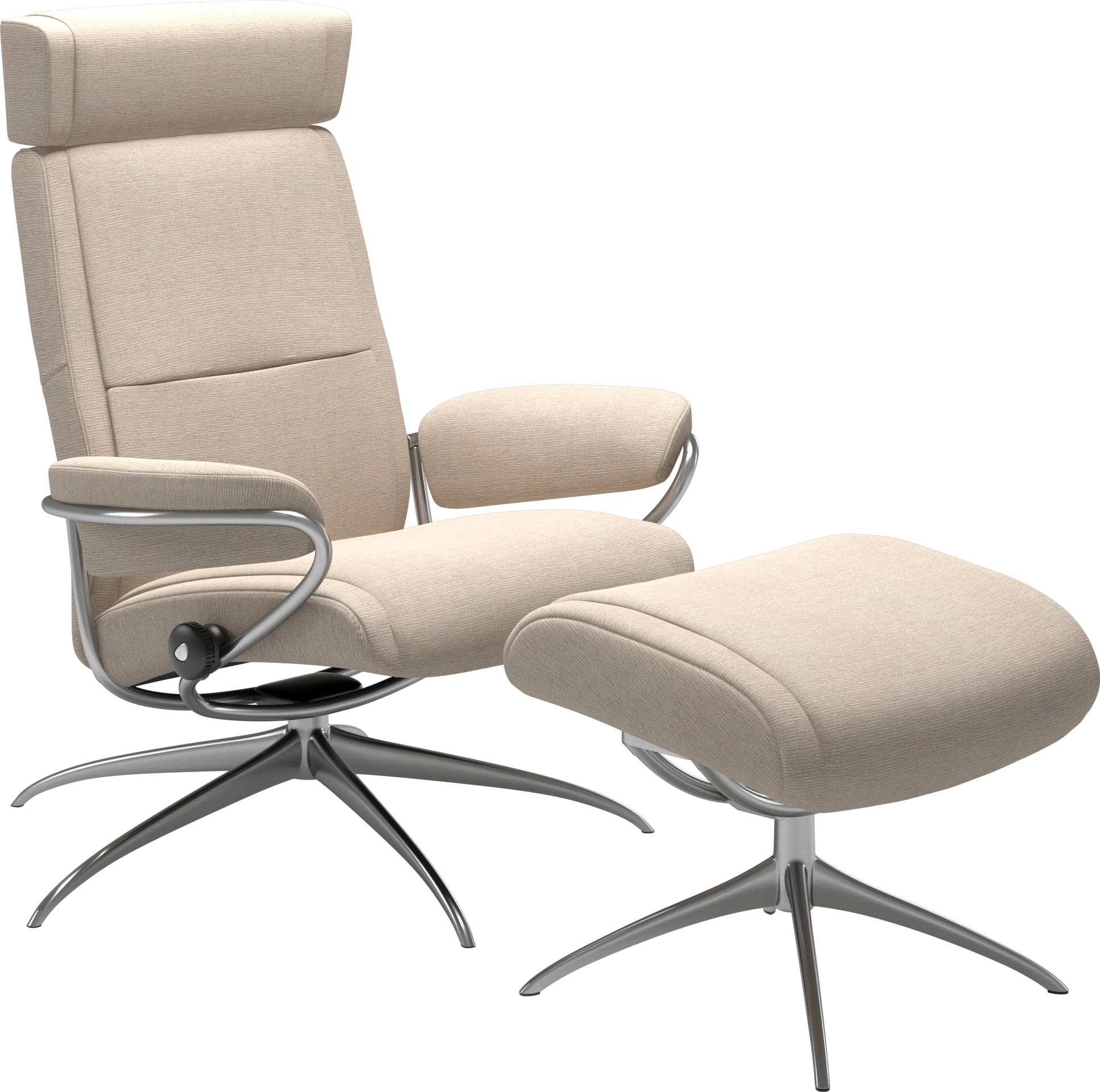 Stressless® Relaxsessel »Paris«, (Set, Relaxsessel mit Hocker), mit Hocker, günstig online kaufen