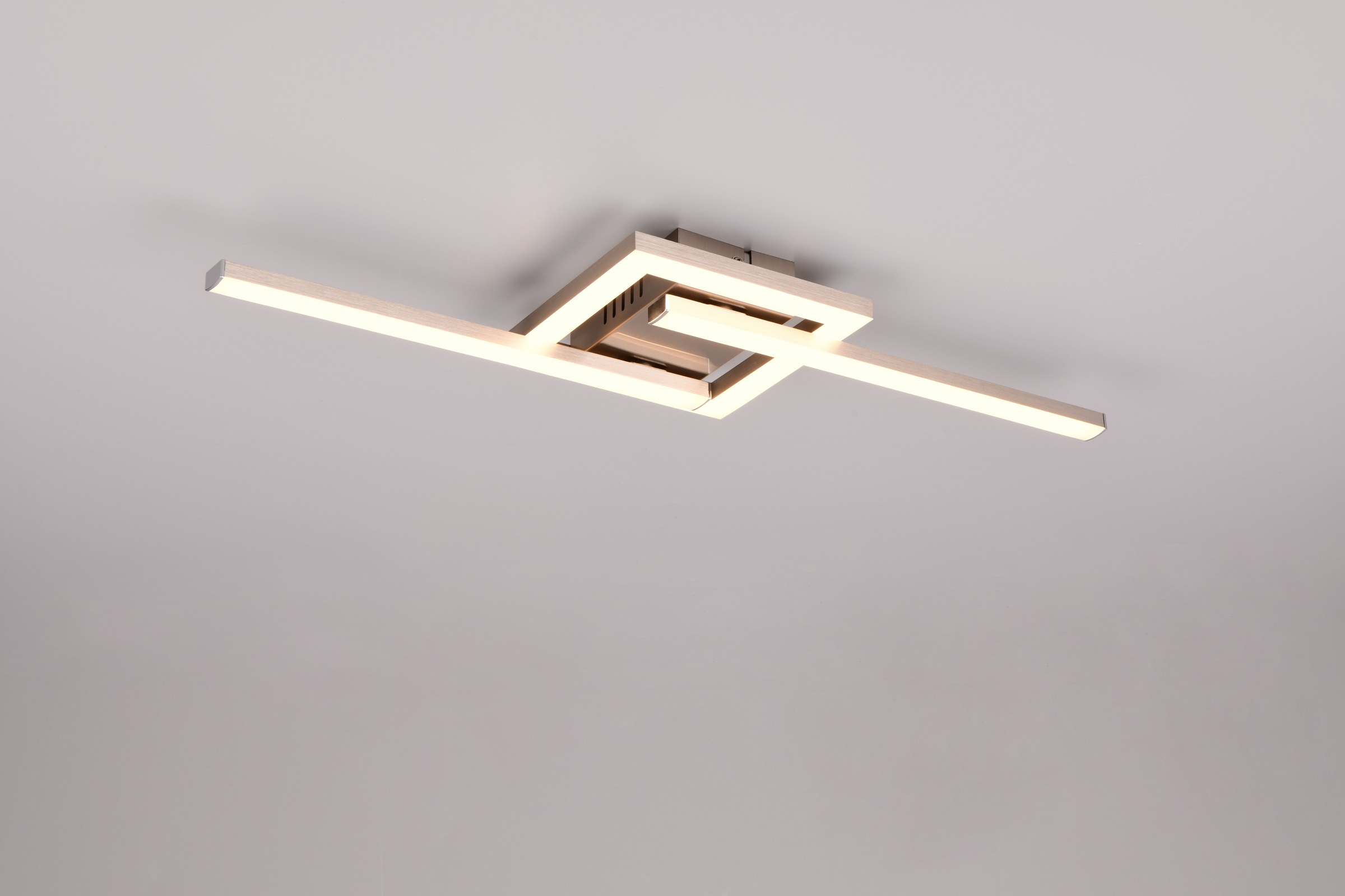 my home LED Deckenleuchte »DAVINIA, als Deckenlampe oder Wandlampe mögl, LED Stäbe schwenkbar«, 1 flammig, Leuchtmittel LED-Board | LED fest integriert, warmweiß 3000K 1860 Lumen 54x16 cm beweglich Flurlampe Wohnzimmerlampe