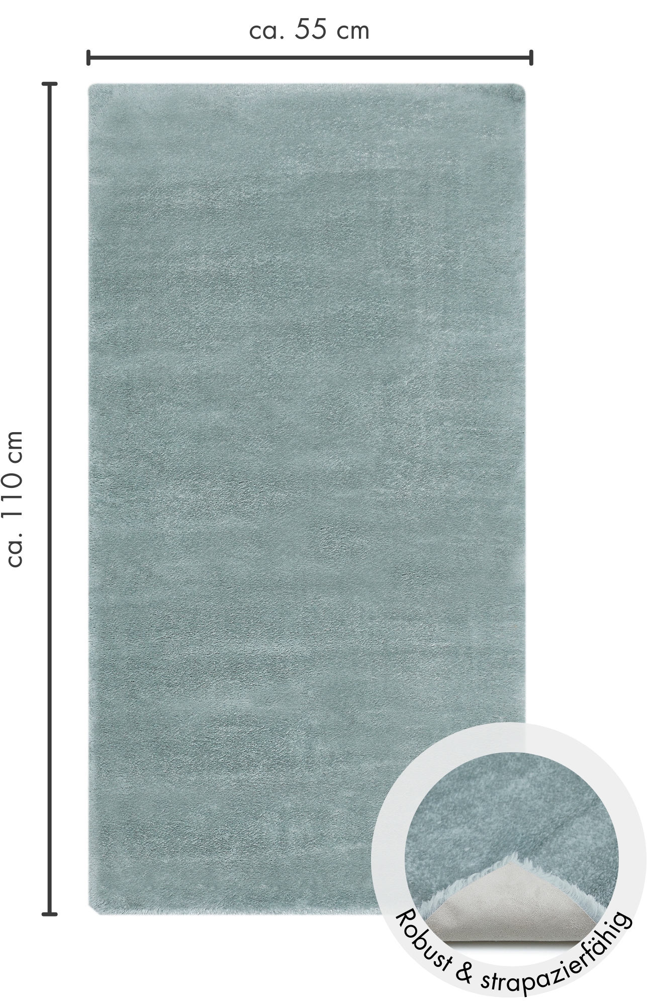 Andiamo Fellteppich »Lamm Fellimitat«, rechteckig, 20 mm Höhe, Kunstfell, sehr weicher Flor, waschbar