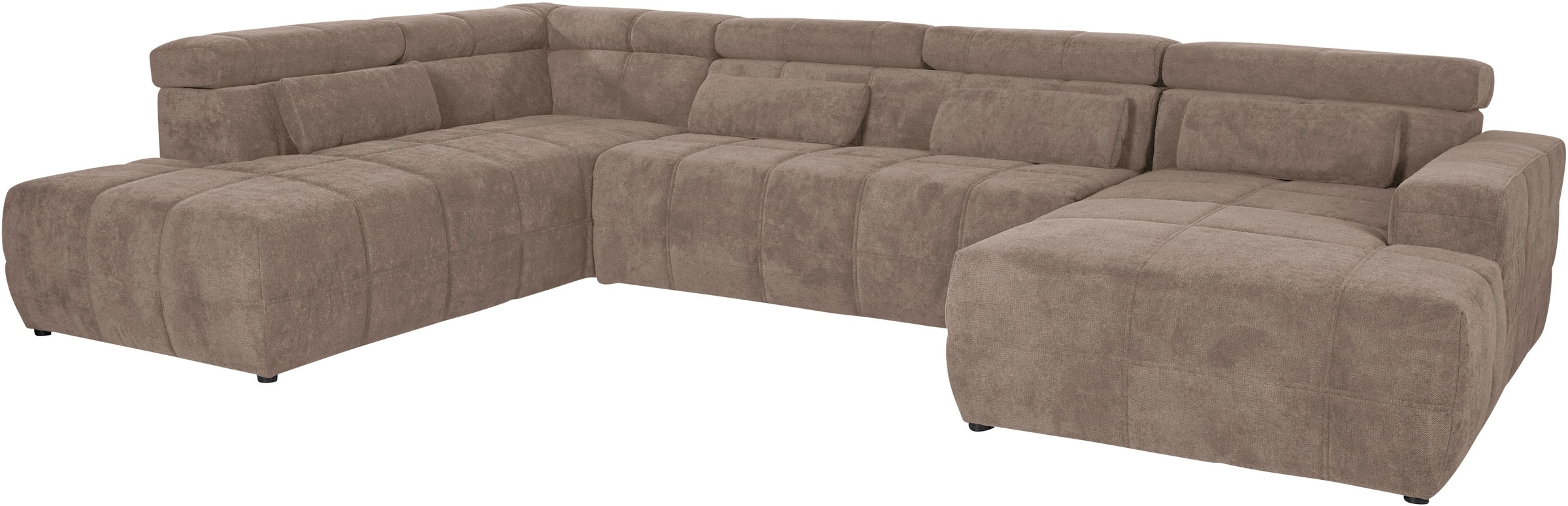 DOMO collection Wohnlandschaft »Brandon, whlw. mit Sitztiefenverstellung, w günstig online kaufen