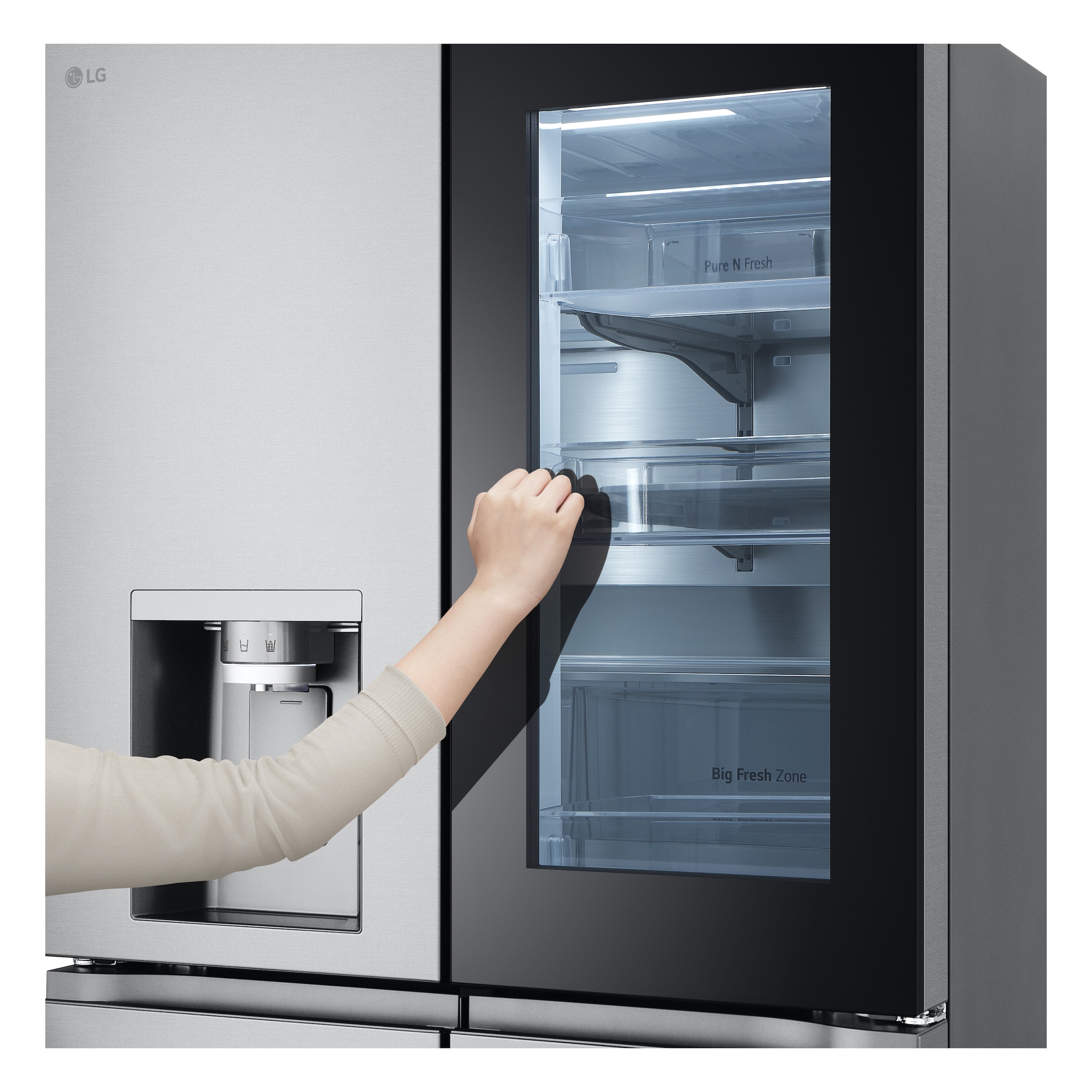 LG Multi Door InstaView® Multi-Door GMG961MBKE