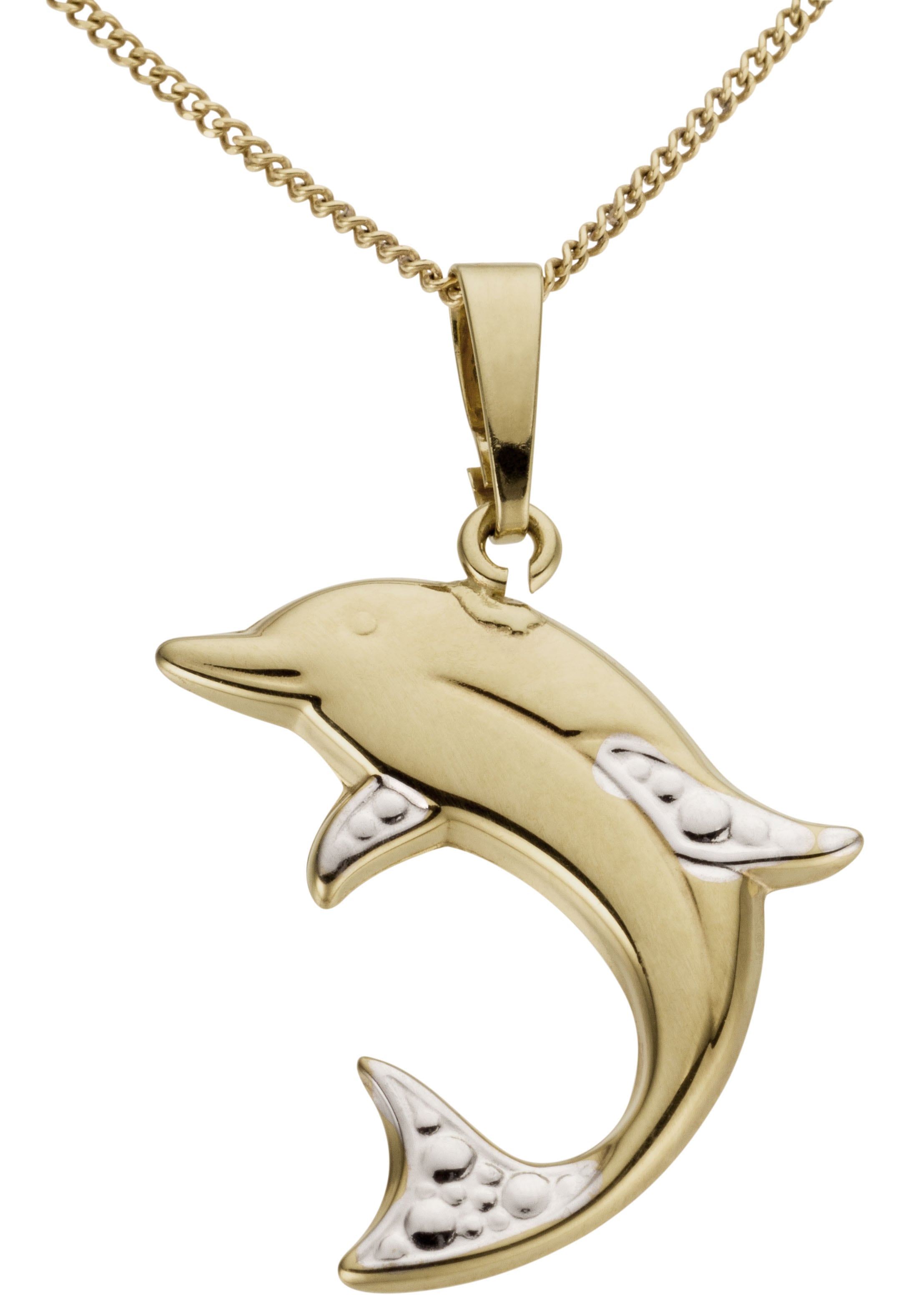 Kettenanhänger »Schmuck Geschenk Gold 333 Halsschmuck Anhänger für Halskette Delfin«,...