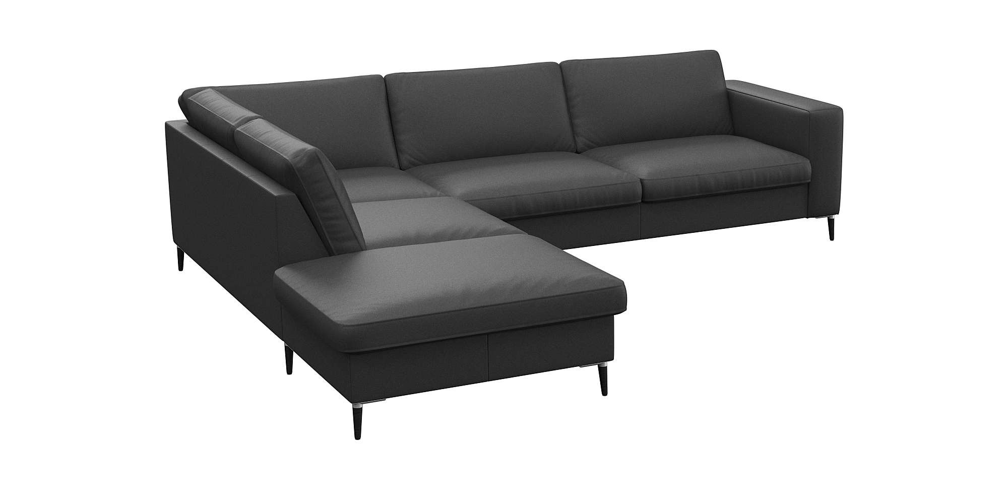 FLEXLUX Ecksofa »Fiore, L-Form, bequem und komfortabel durch hochwertigem S günstig online kaufen