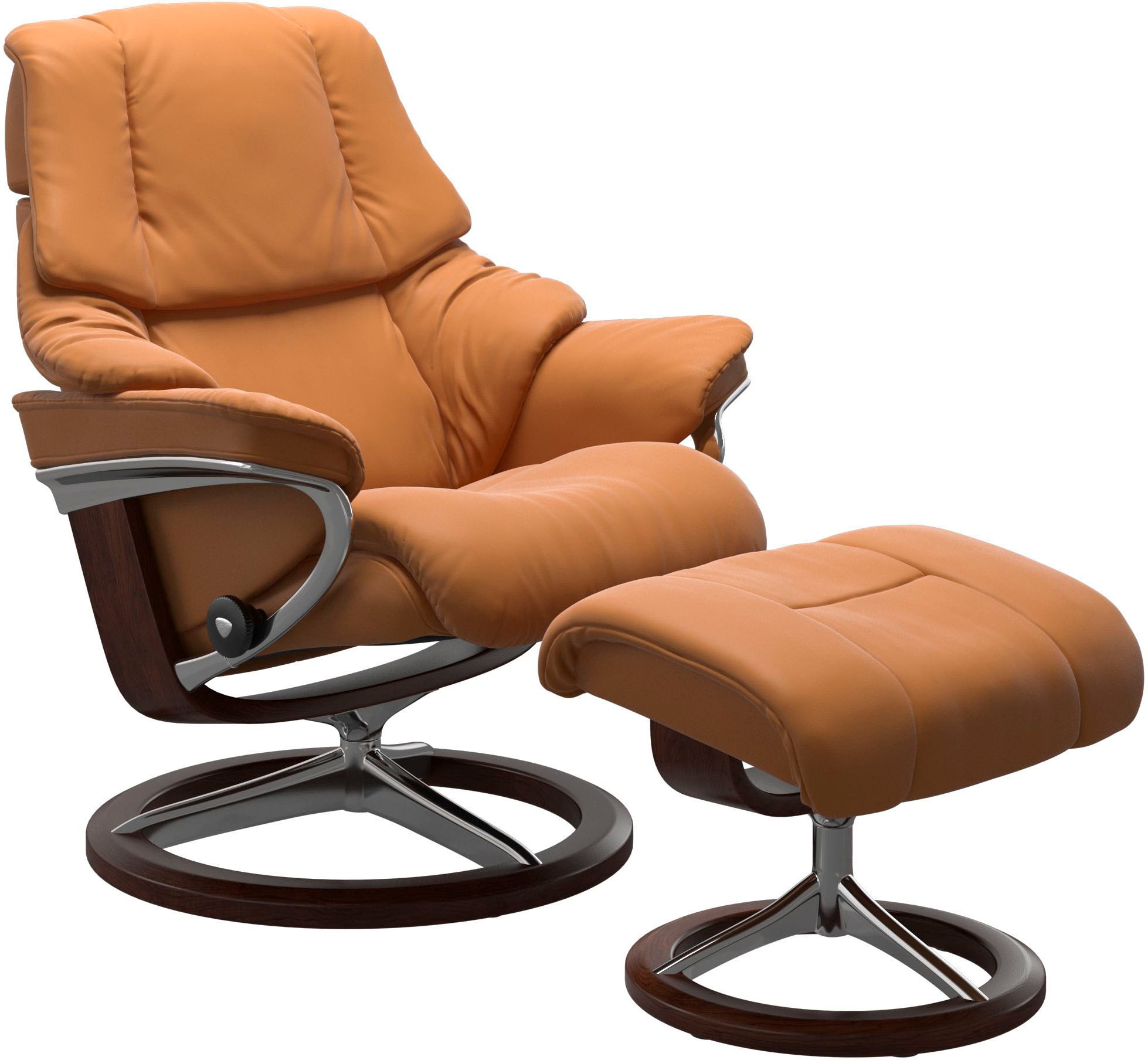 Stressless® Relaxsessel »Reno«, mit Signature Base, Größe S, M & L, Gestell Braun
